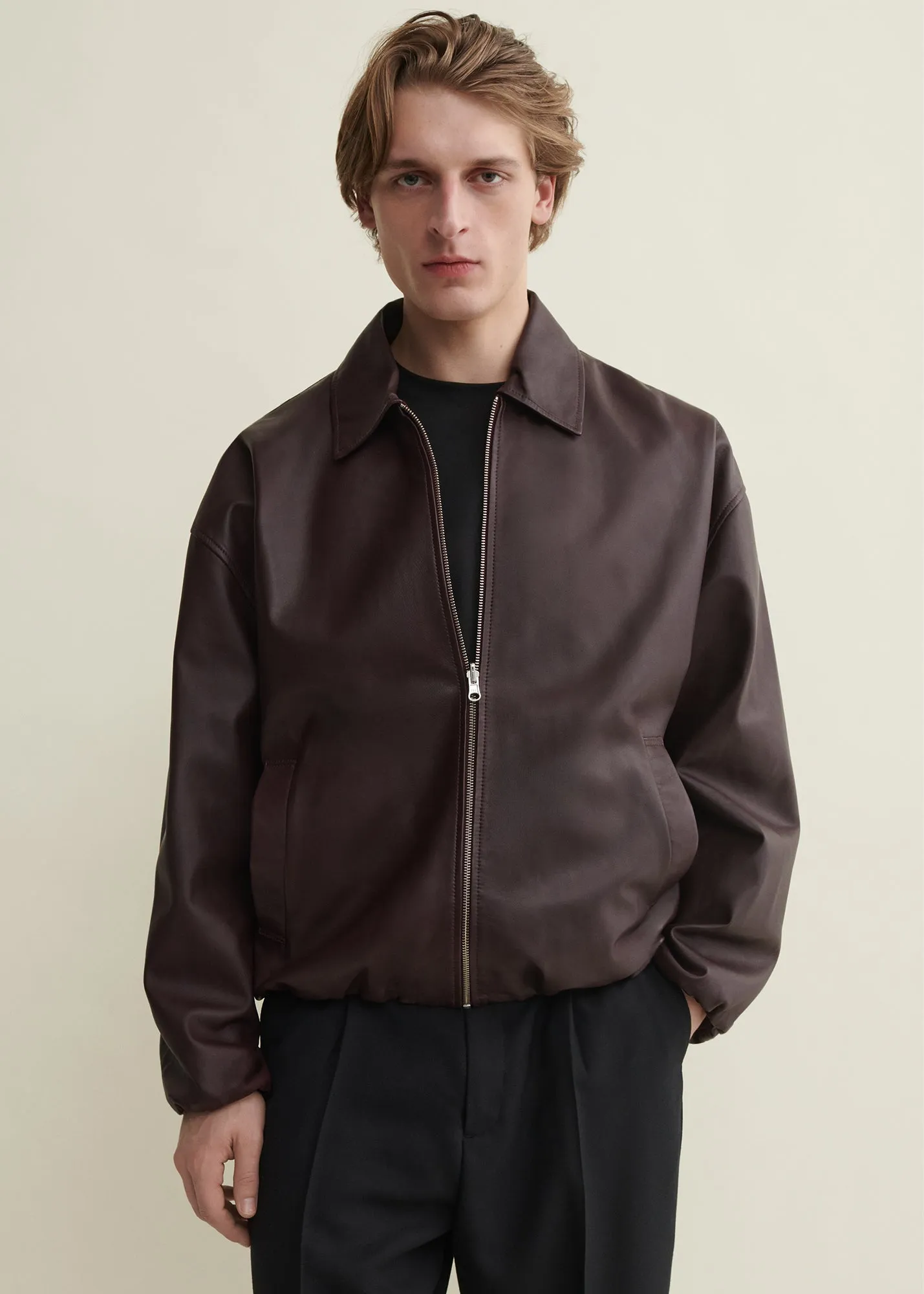 BACKETT | Reversible Leather Jacket sold by ARMA