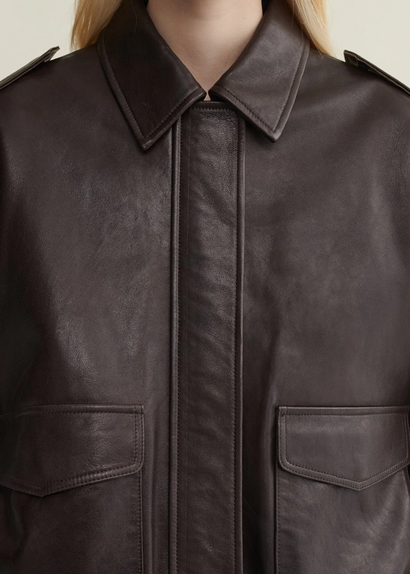 ASTRA | Leather Jacket sold by ARMA product image thumbnail 3