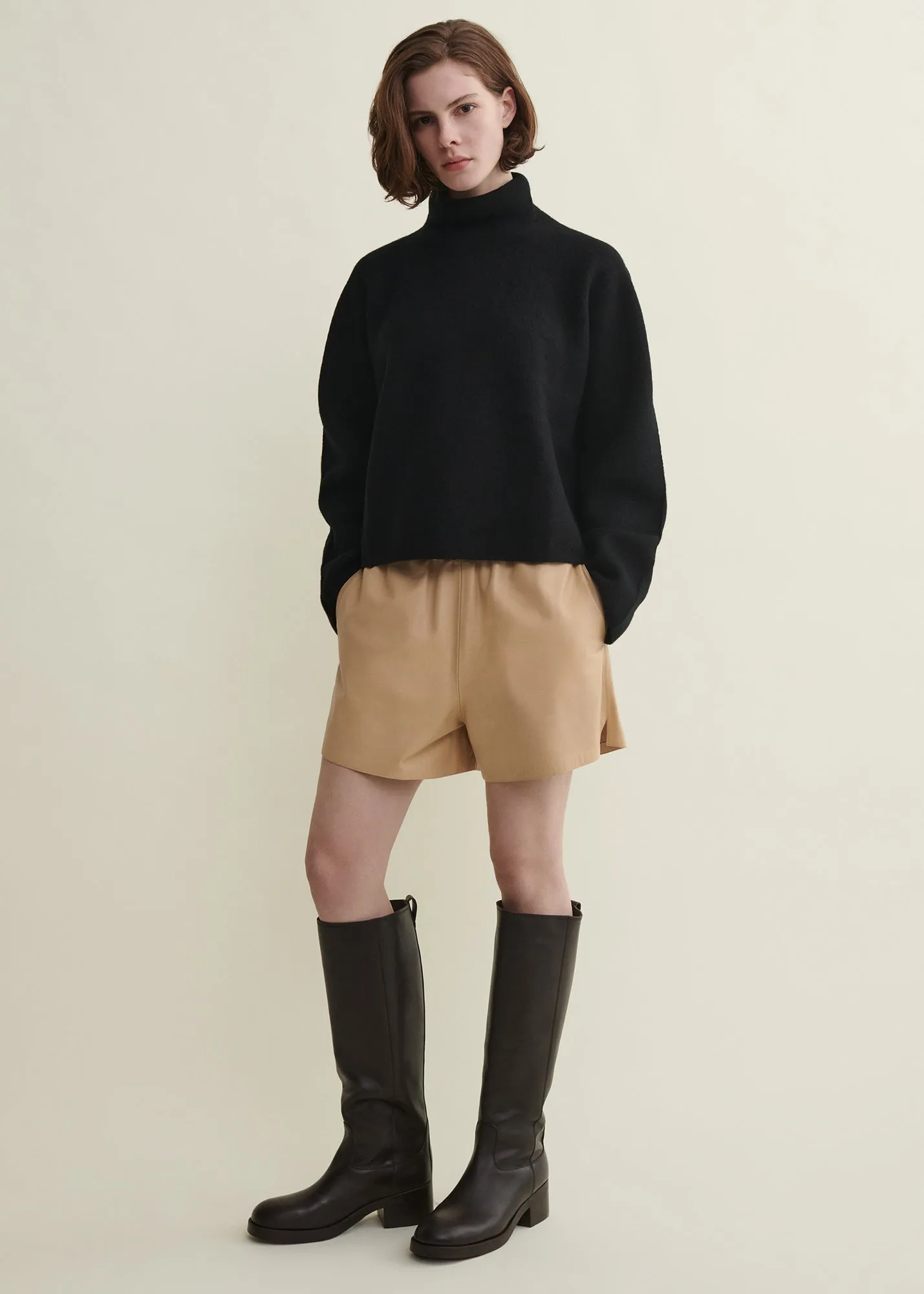 FYONA | Leather Short sold by ARMA