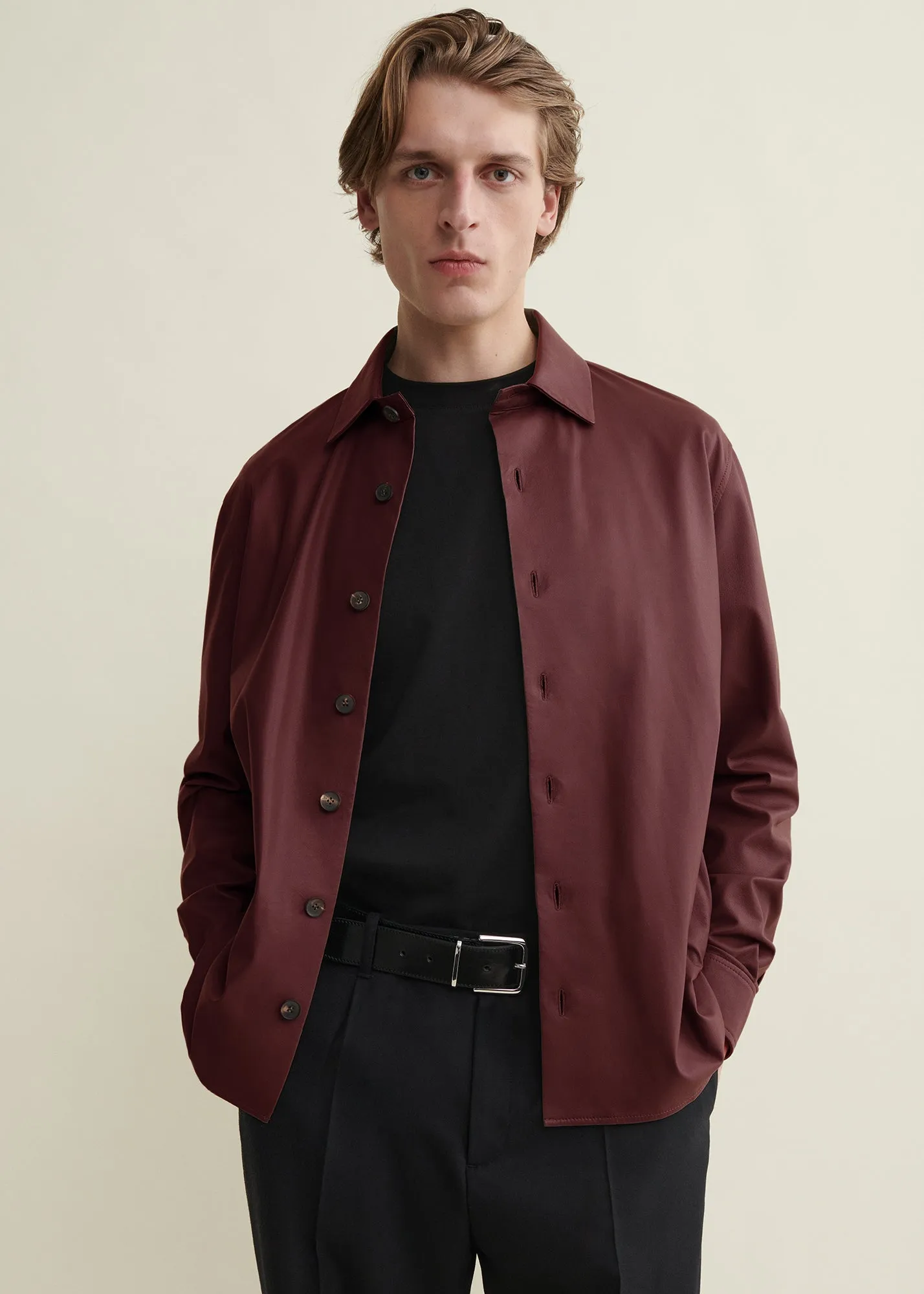 LUSH | Leather Shirt sold by ARMA