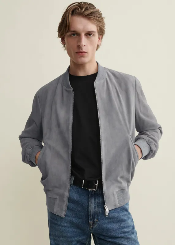DIDIER | Suede Bomber Jacket sold by ARMA