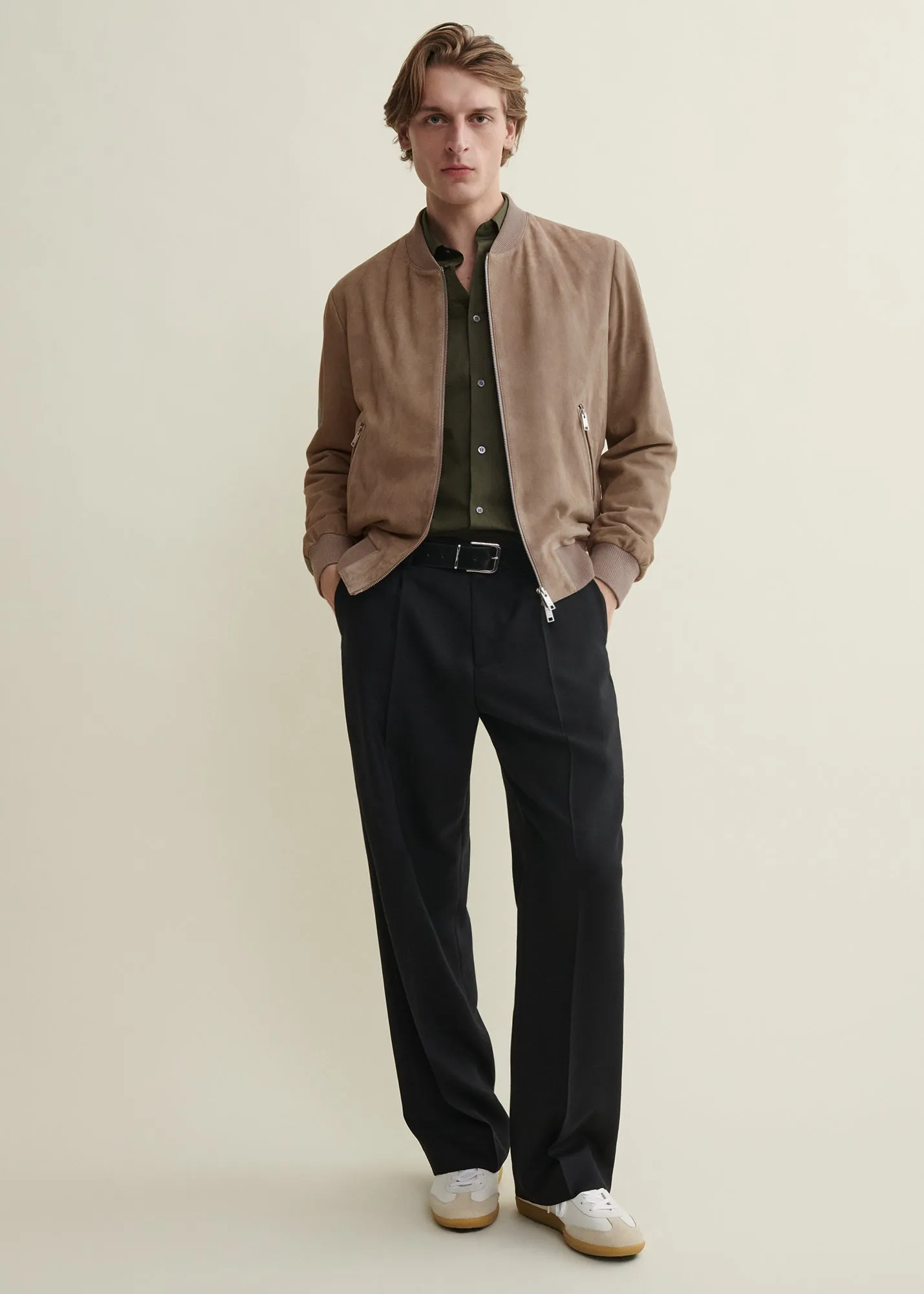 DIDIER | Suede Bomber Jacket sold by ARMA product image thumbnail 2