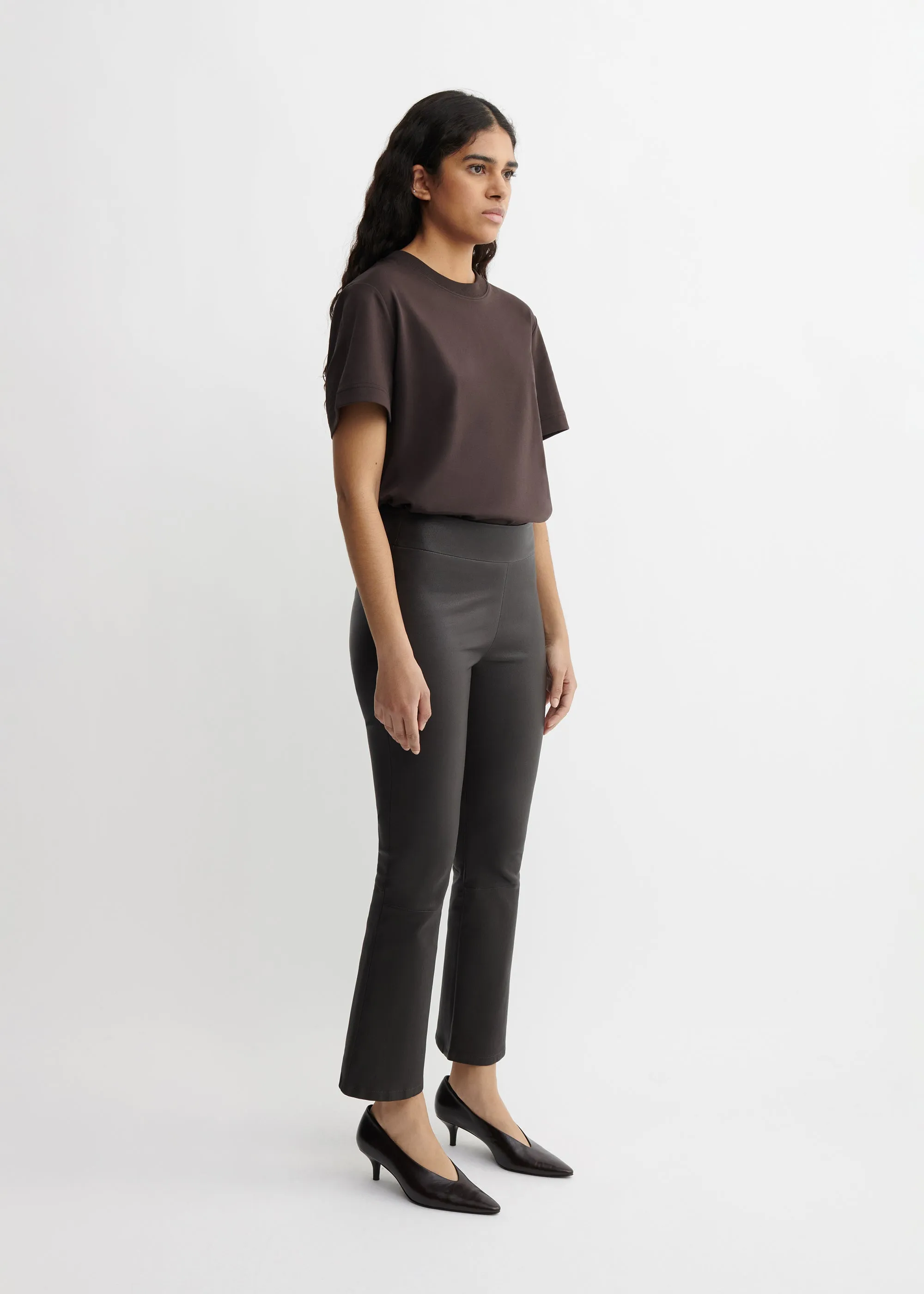 ZARAGOZA | Leather Flared Legging sold by ARMA product image thumbnail 4