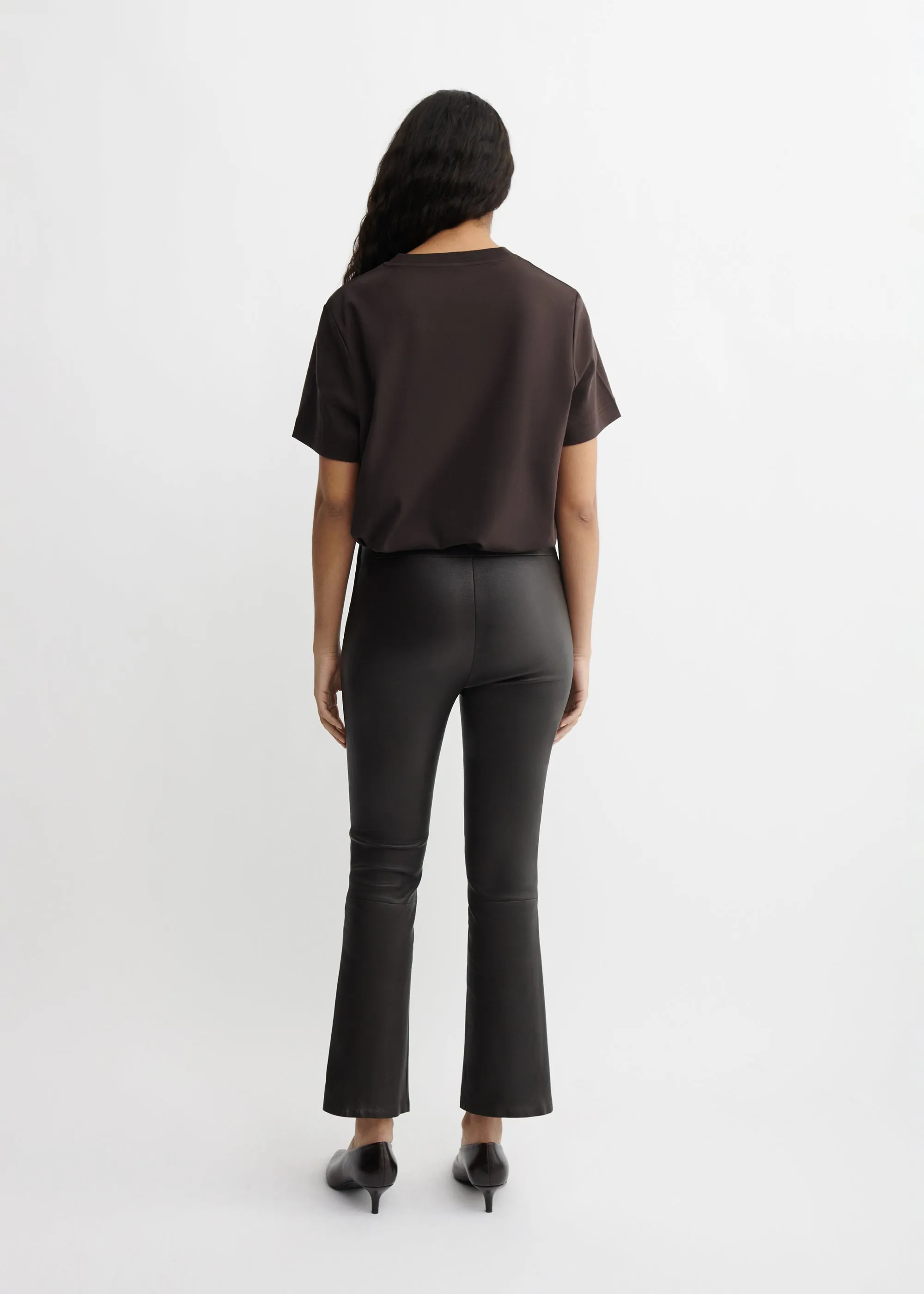 ZARAGOZA | Leather Flared Legging sold by ARMA product image thumbnail 5