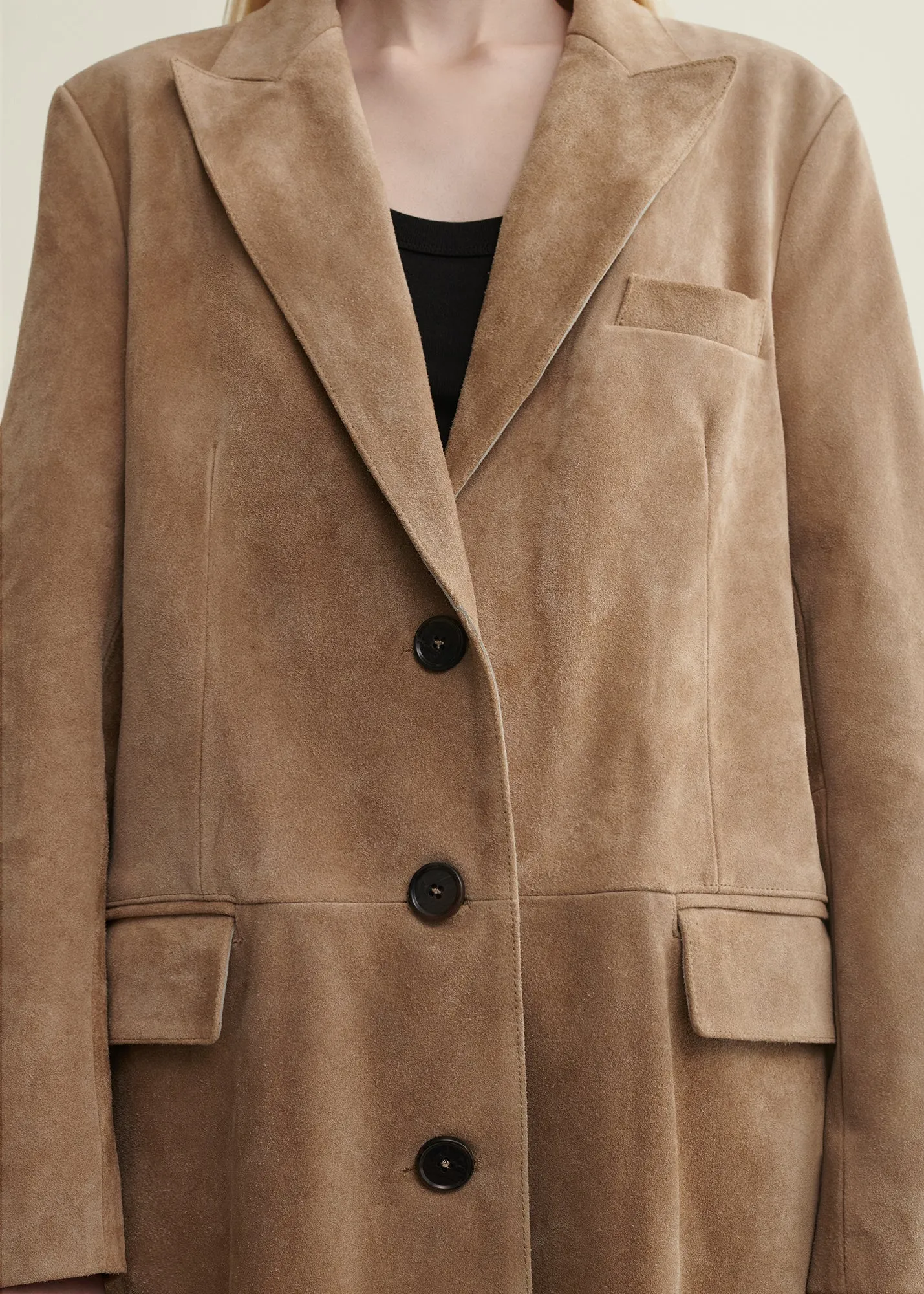ALISSA | Gritty Suede Long Coat sold by ARMA product image thumbnail 2