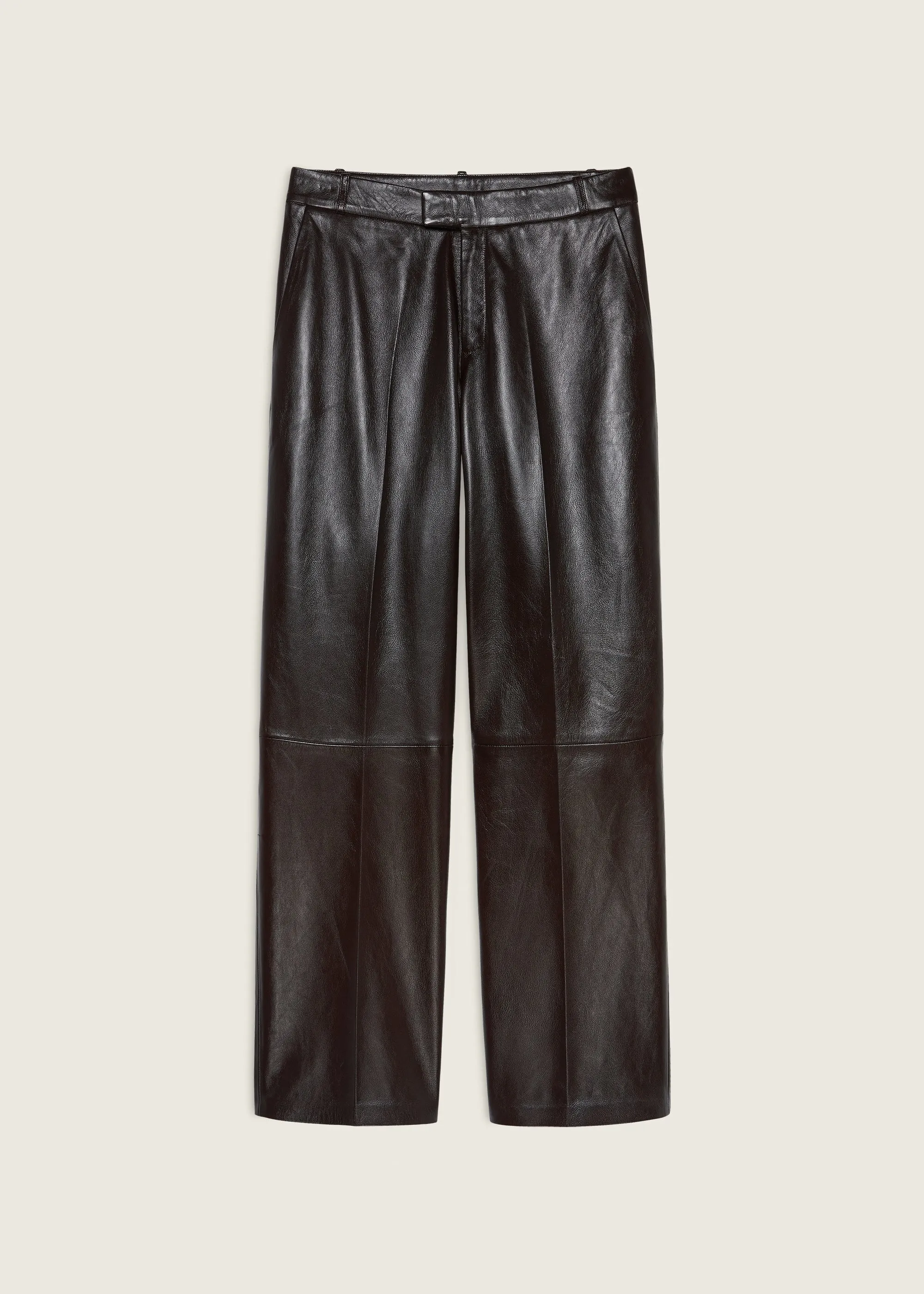 Cami | Leather Straight Pantalon | Coffee Bean sold by ARMA product image thumbnail 5
