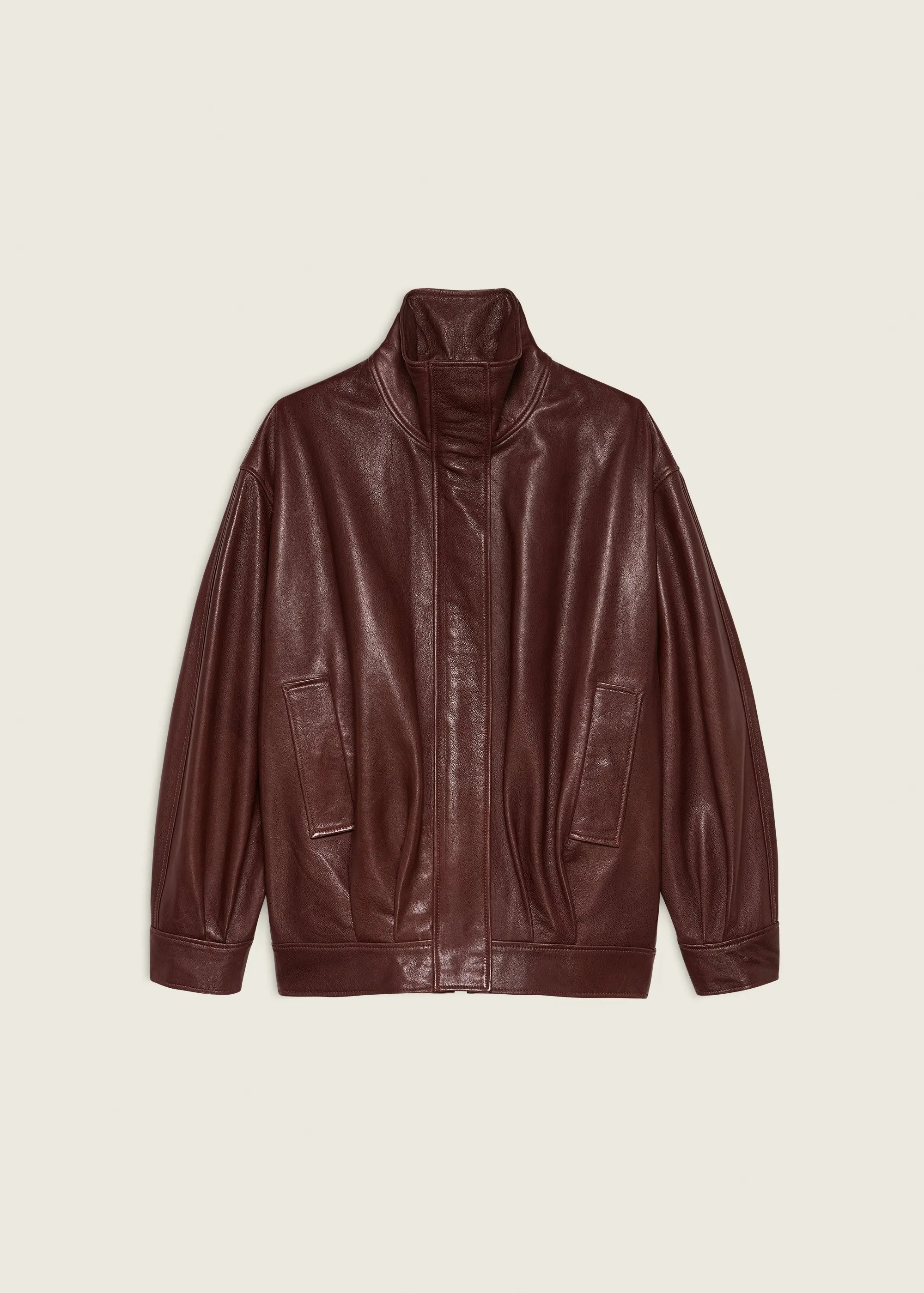 Paula | Leather Jacket | Mahogany sold by ARMA product image thumbnail 5