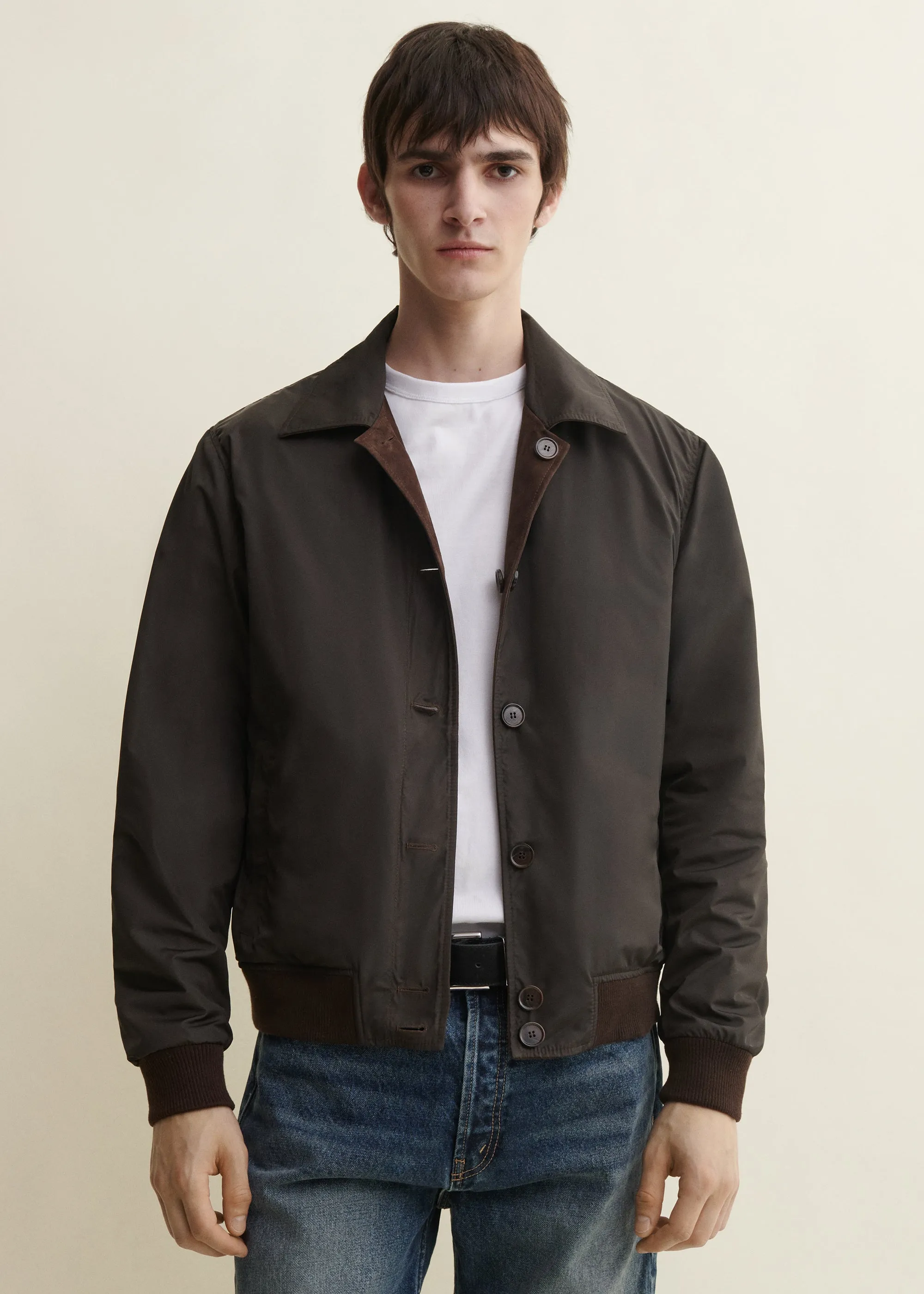 TOMME | Suede Jacket | Mud Brown sold by ARMA product image thumbnail 4