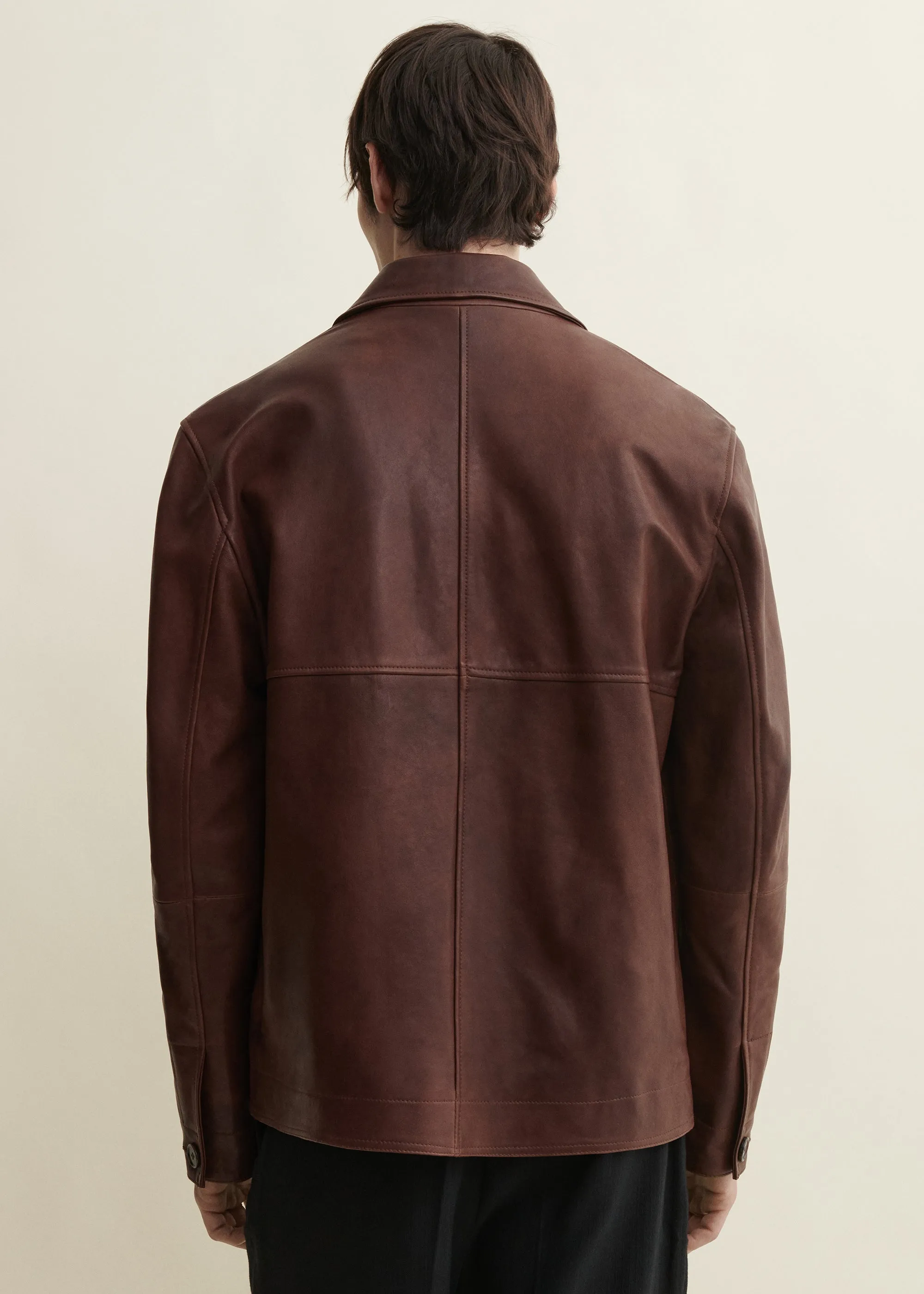 STEEP | Leather Jacket | Whiskey sold by ARMA product image thumbnail 4