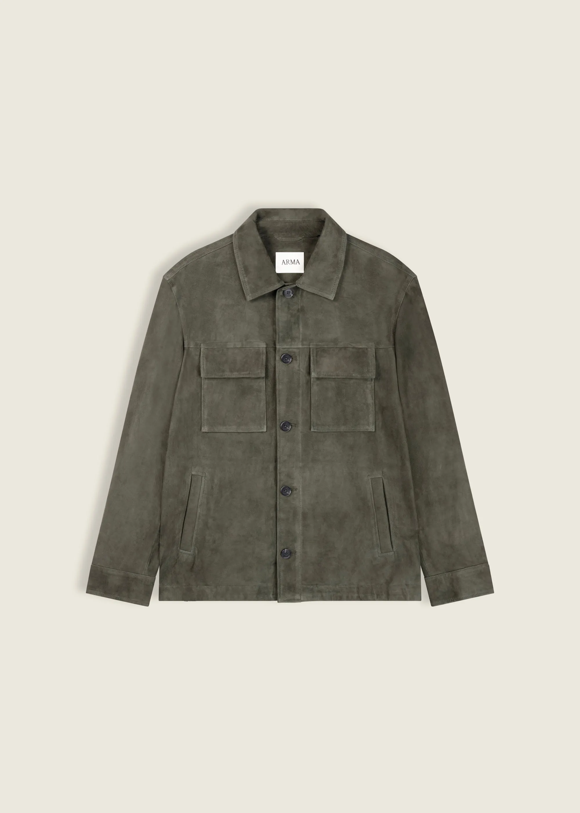 Mex | Suede Shirt | Dark Green sold by ARMA product image thumbnail 5