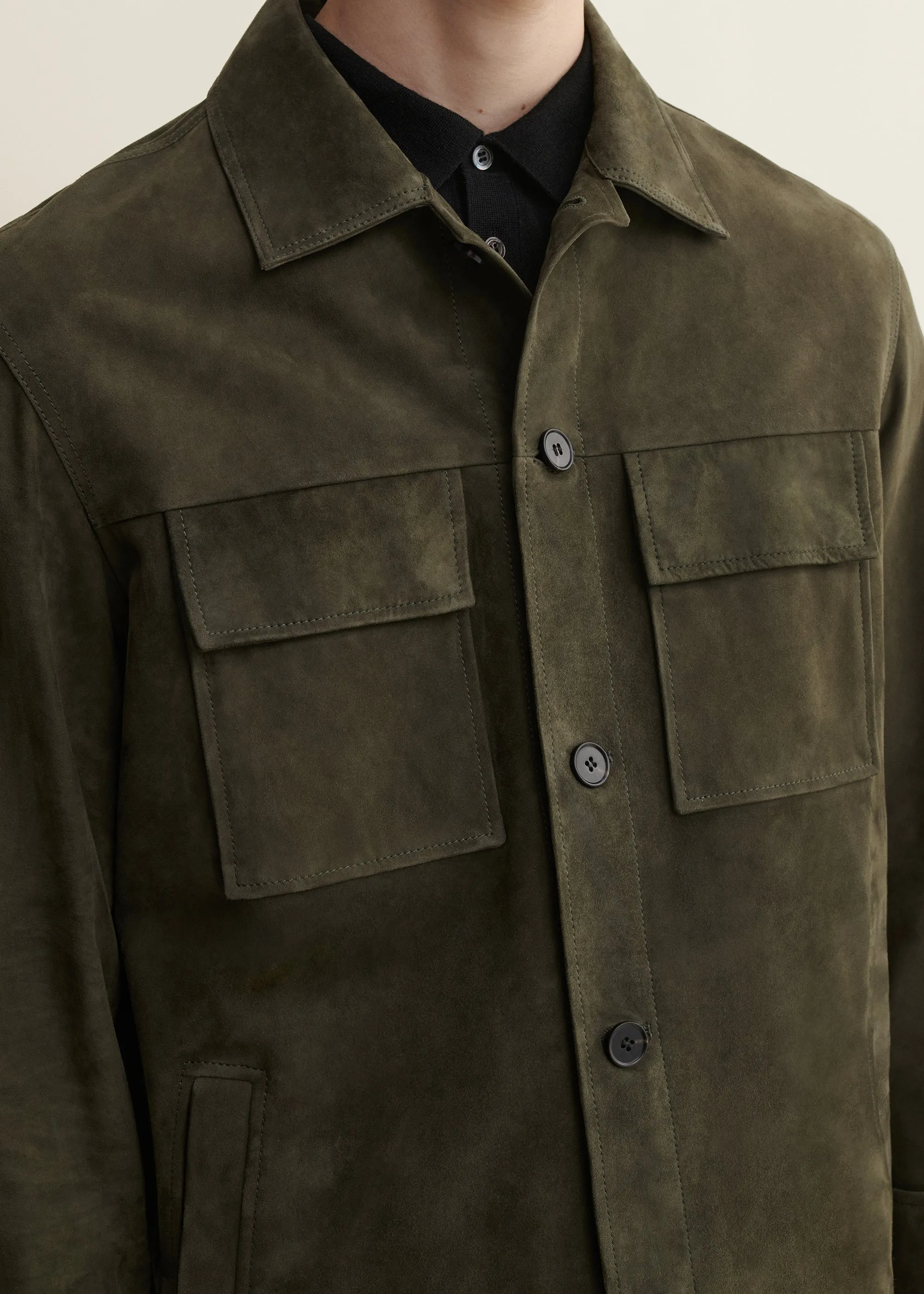 Mex | Suede Shirt | Dark Green sold by ARMA product image thumbnail 3