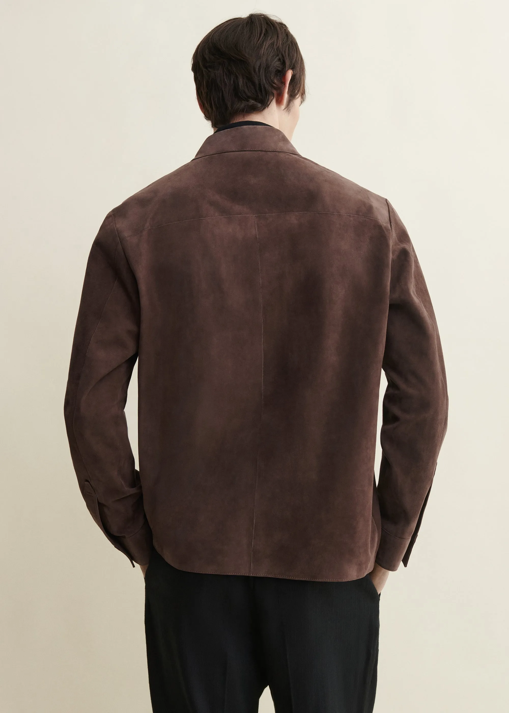 DINO | Suede Shirt | MUD BROWN sold by ARMA product image thumbnail 4