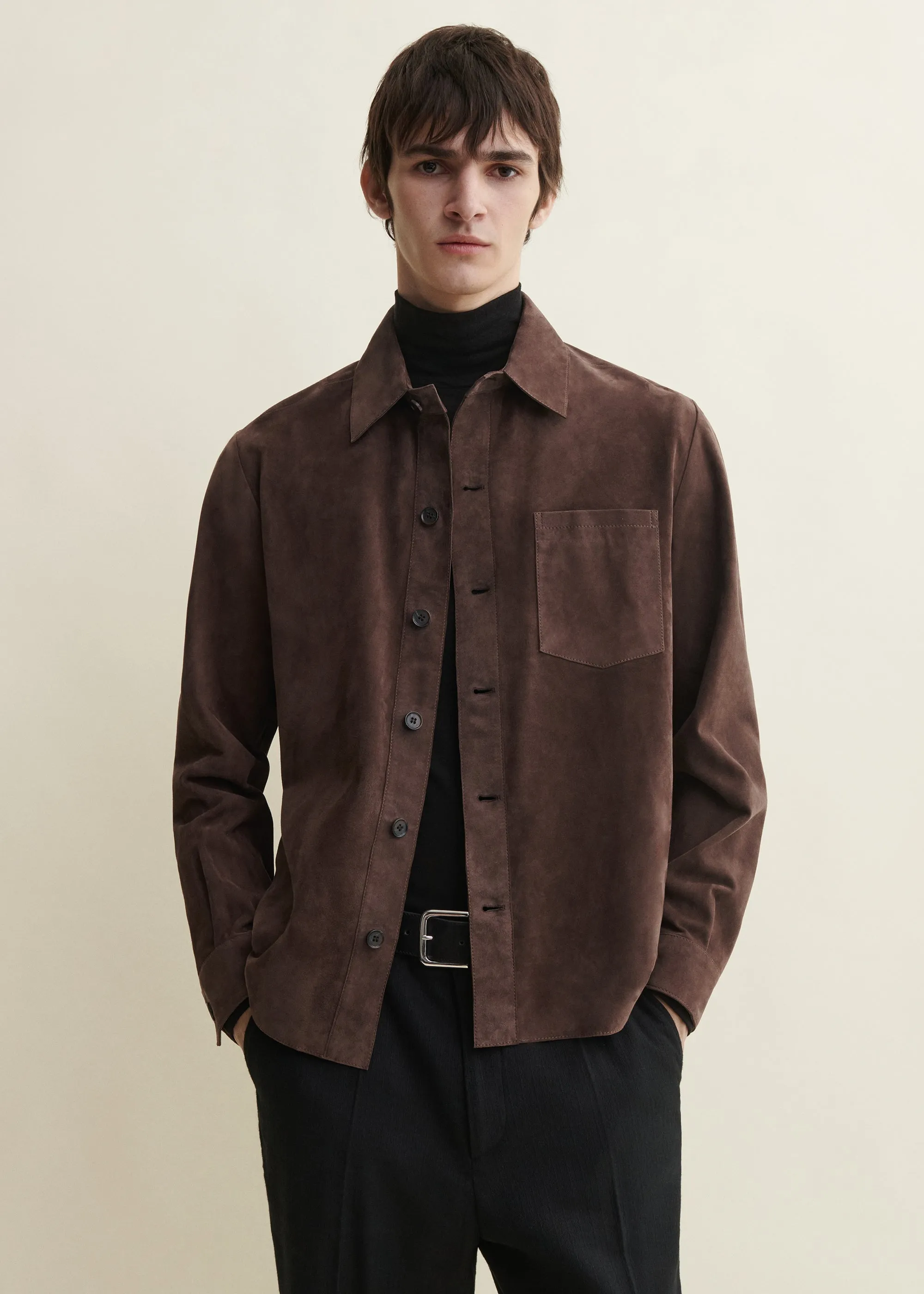 DINO | Suede Shirt | MUD BROWN sold by ARMA product image thumbnail 2