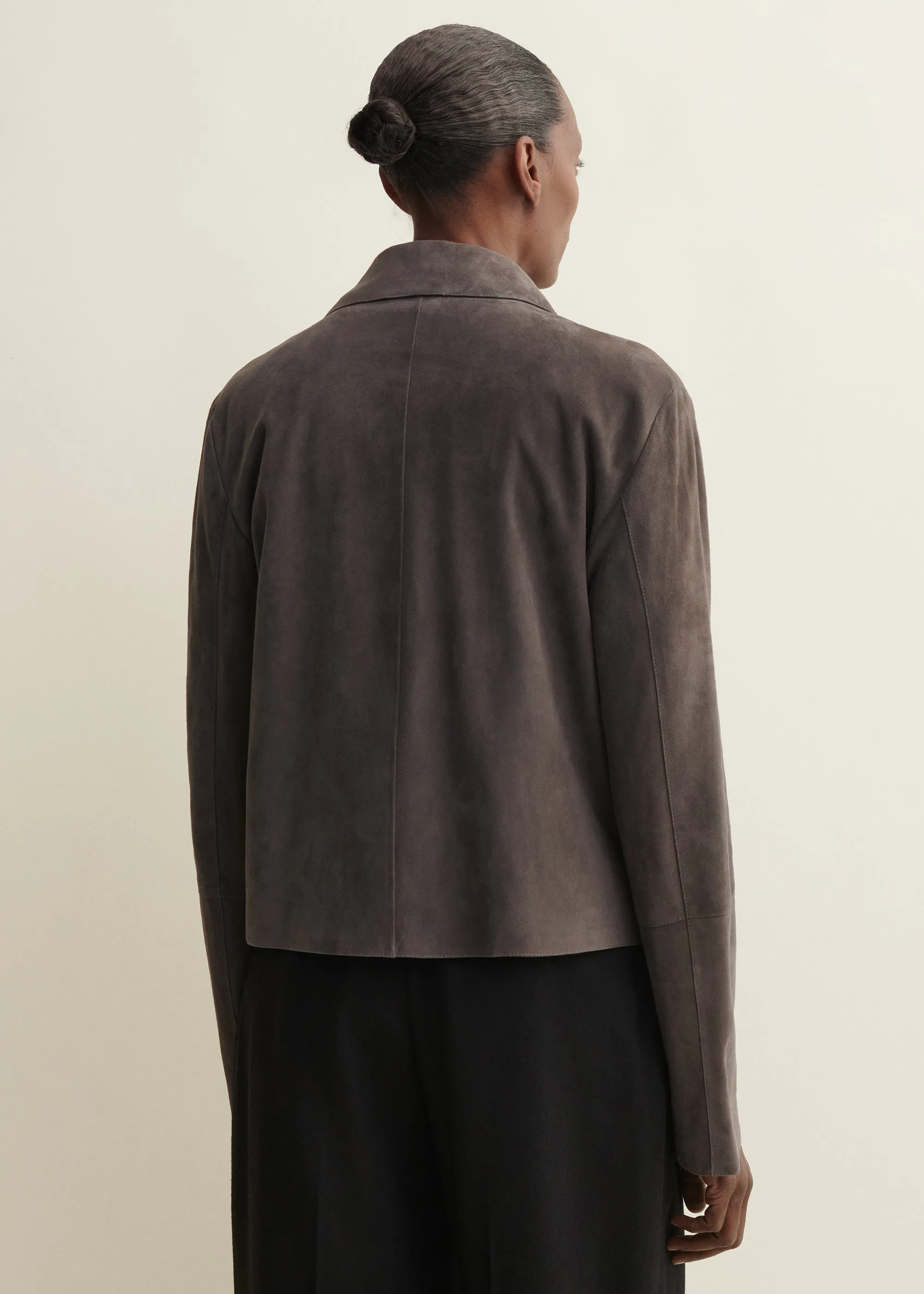 Emy | Suede Classic Jacket | Monument sold by ARMA product image thumbnail 4