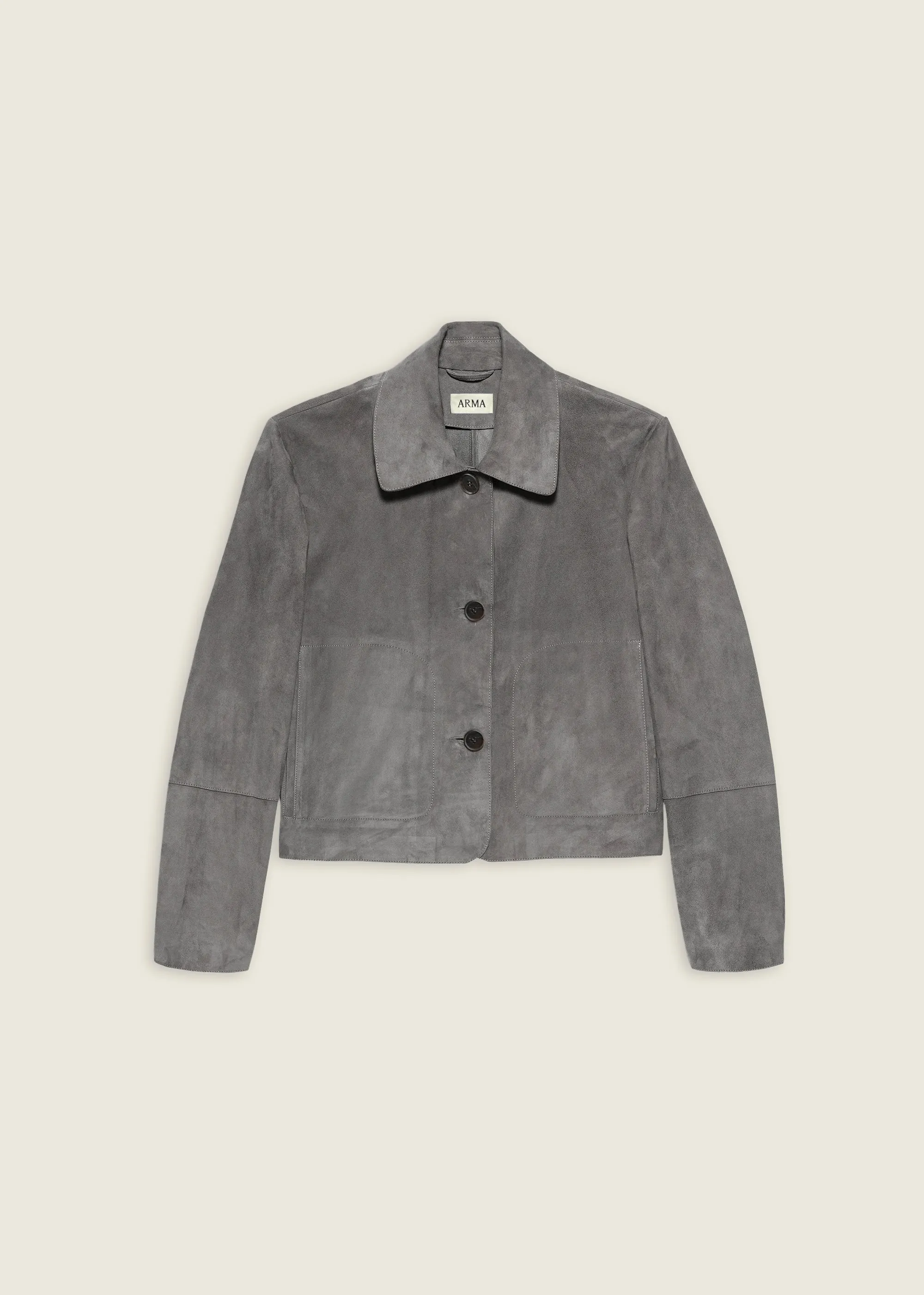 Emy | Suede Classic Jacket | Monument sold by ARMA product image thumbnail 5
