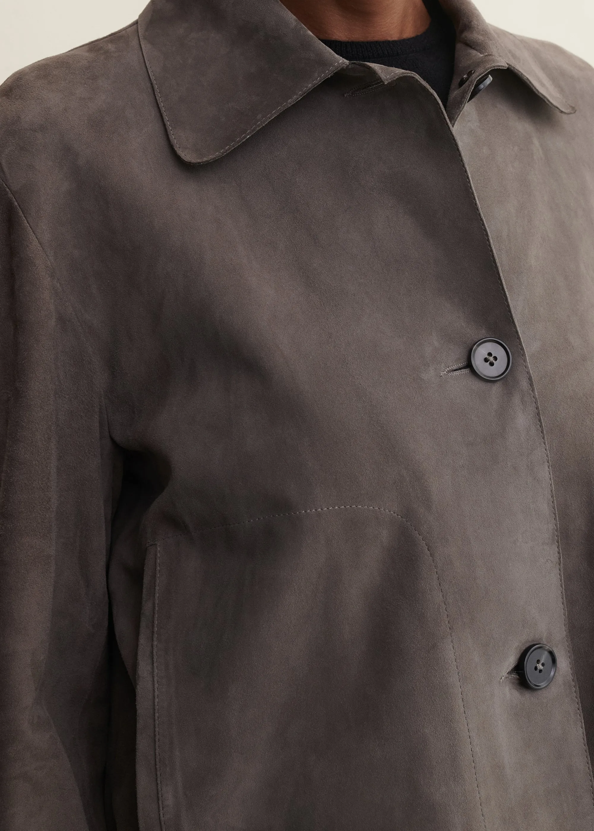 Emy | Suede Classic Jacket | Monument sold by ARMA product image thumbnail 3