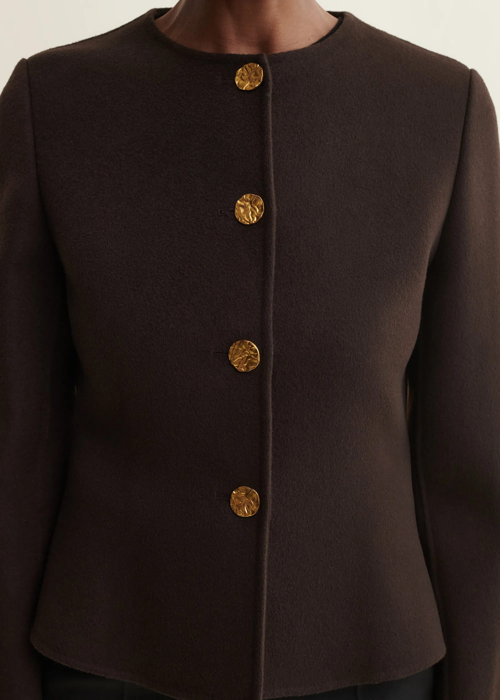 Lorena | Wool Jacket | Umber sold by ARMA product image thumbnail 3