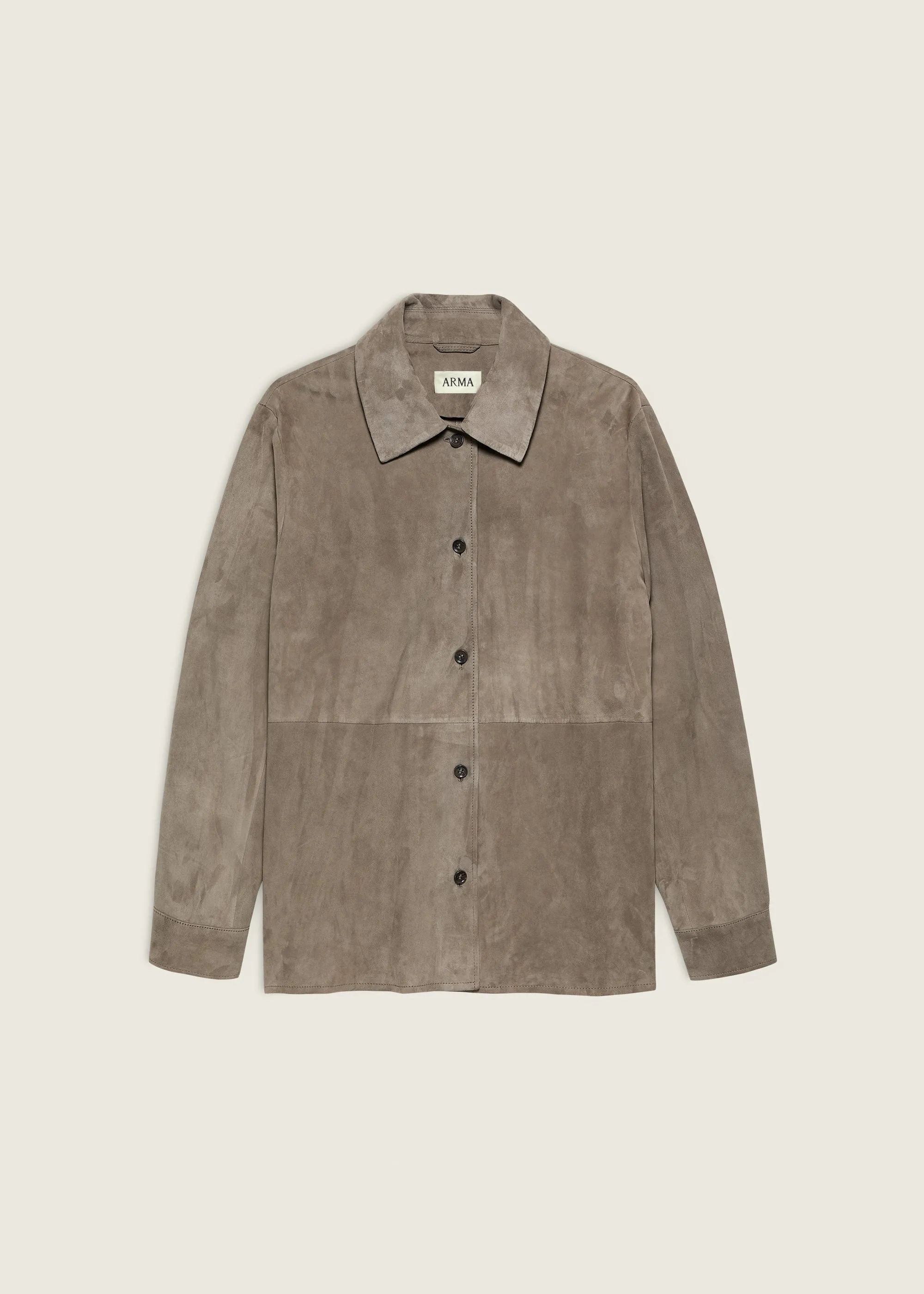 Vicky | Suede Shirt | Soil sold by ARMA product image thumbnail 5