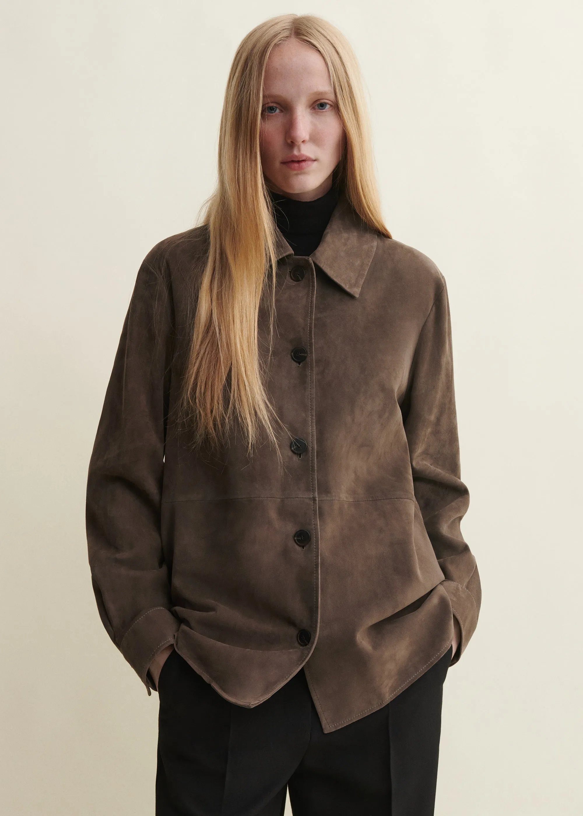Vicky | Suede Shirt | Soil sold by ARMA product image thumbnail 2