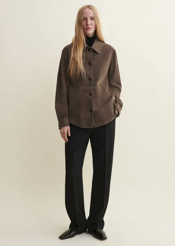 VICKY | Suede Shirt | SOIL made by ARMA