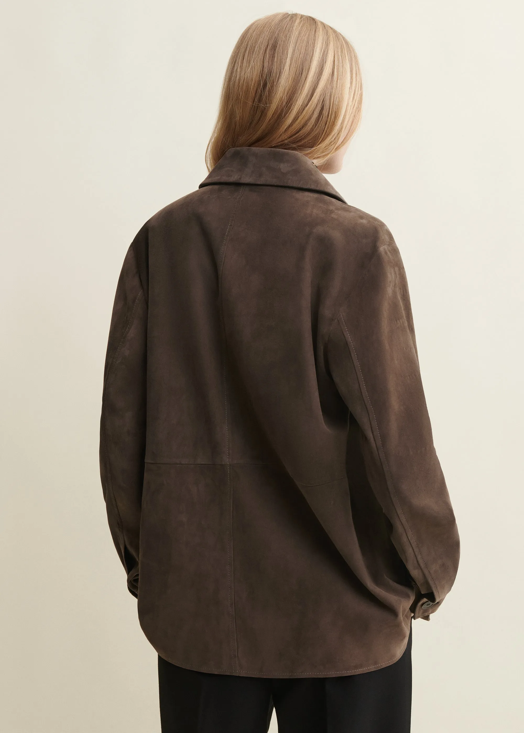 Vicky | Suede Shirt | Soil sold by ARMA product image thumbnail 4