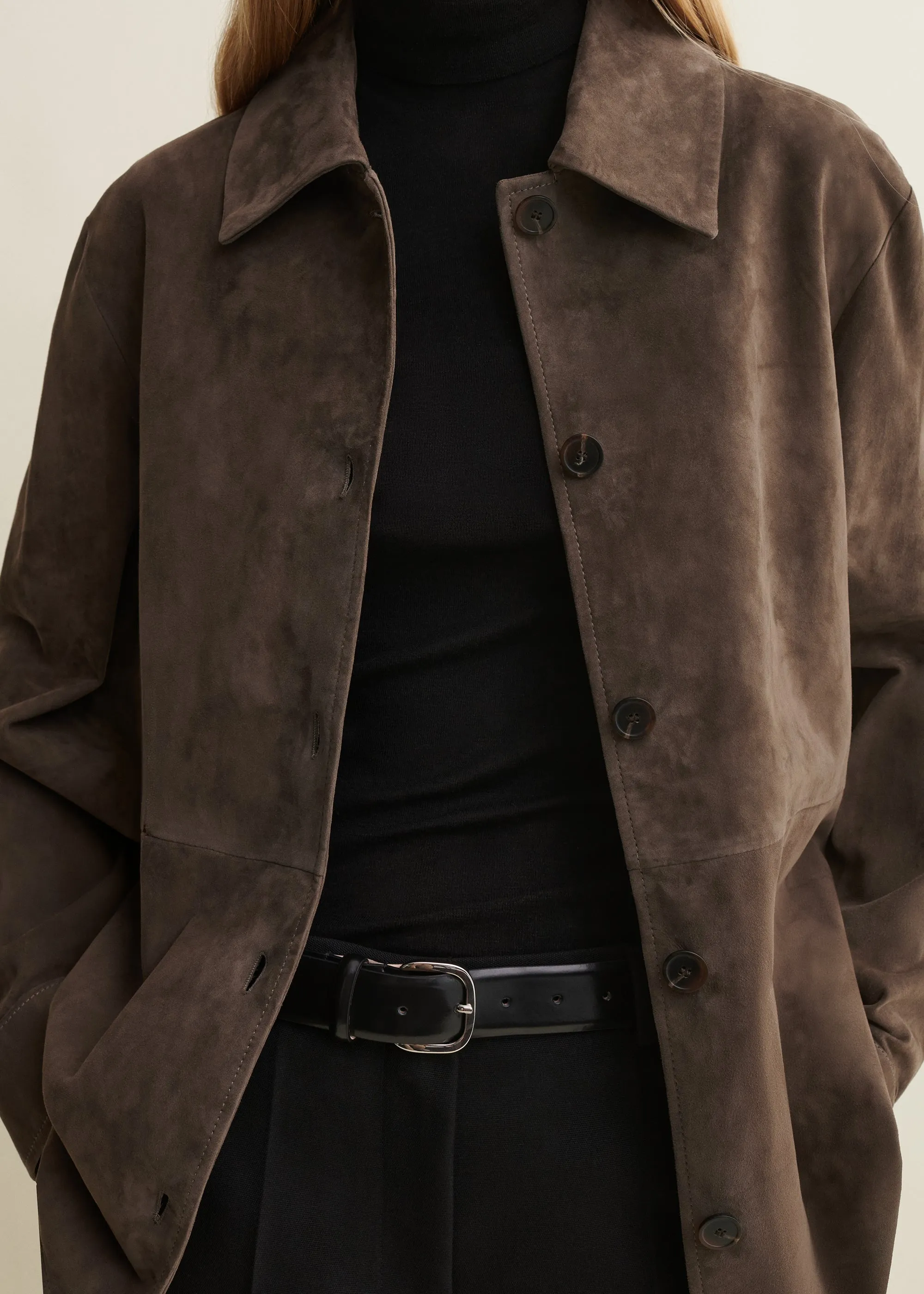 Vicky | Suede Shirt | Soil sold by ARMA product image thumbnail 3