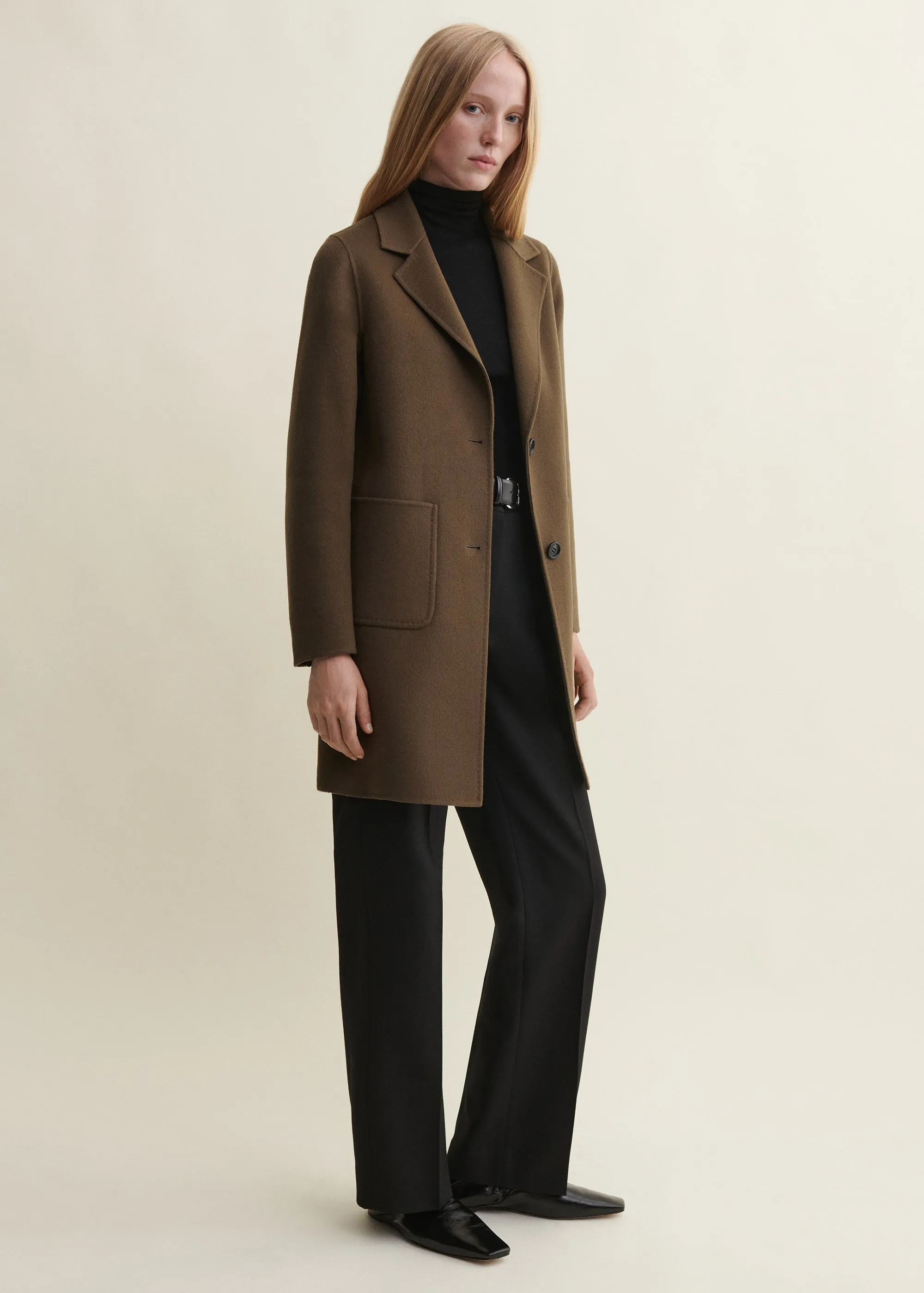 Luceram | Wool Coat | Earth Green sold by ARMA product image thumbnail 2