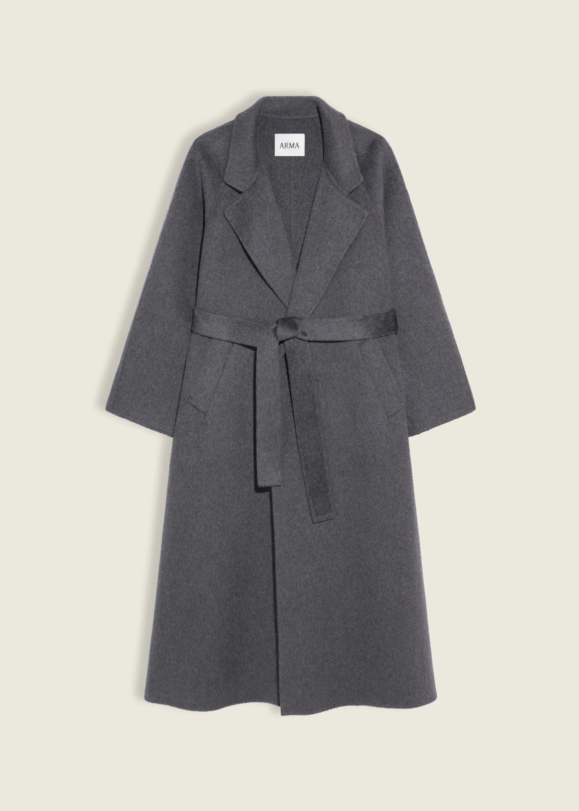NOUK | Hairy Wool Coat | WARM GREY sold by ARMA product image thumbnail 5