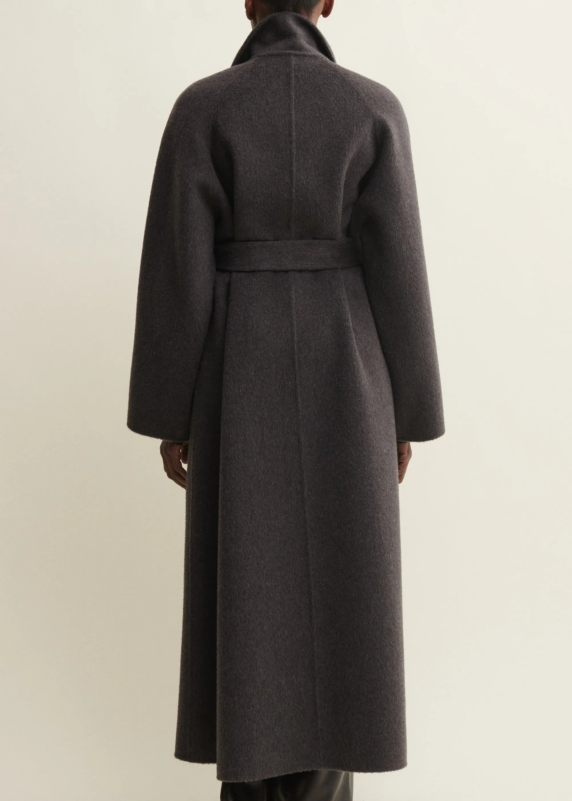 NOUK | Hairy Wool Coat | WARM GREY sold by ARMA product image thumbnail 4