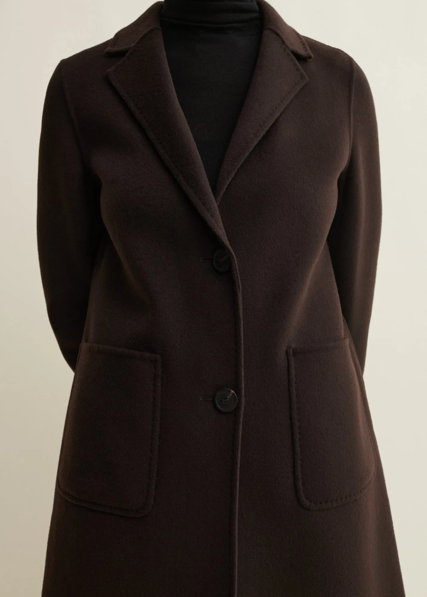 LUCERAM | Single-breasted Wool Coat | UMBER sold by ARMA product image thumbnail 3