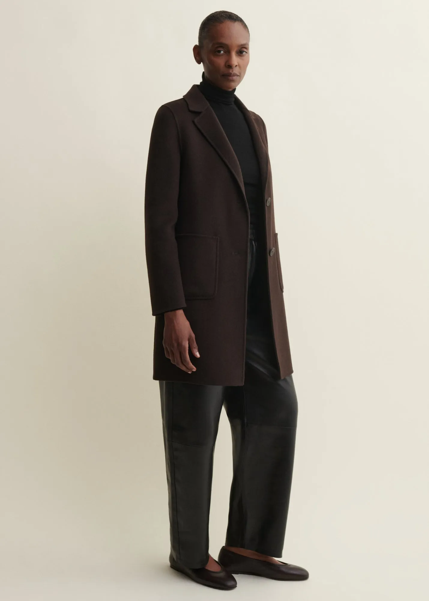 LUCERAM | Single-breasted Wool Coat | UMBER sold by ARMA product image thumbnail 2
