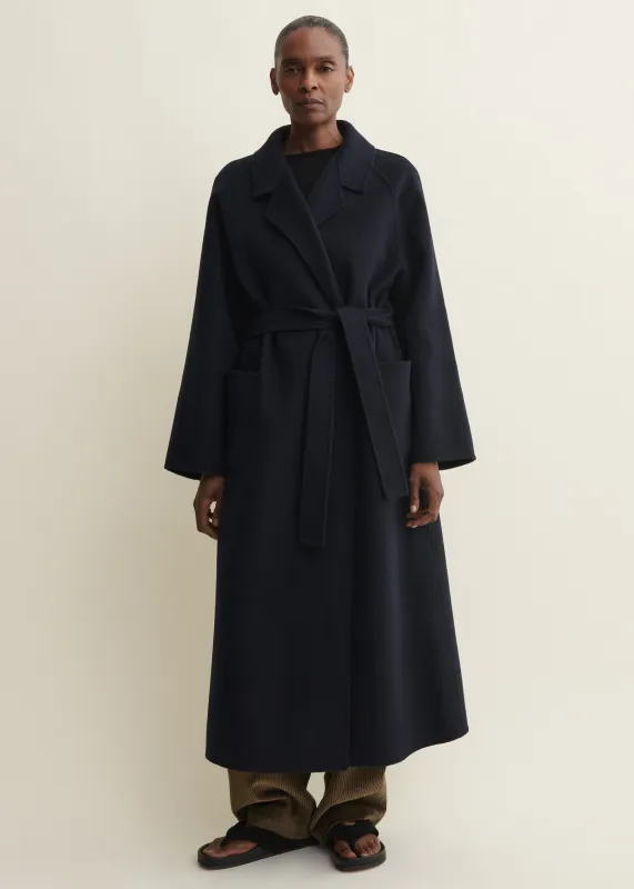 SUZA | Long Wool Coat | NIGHT made by ARMA