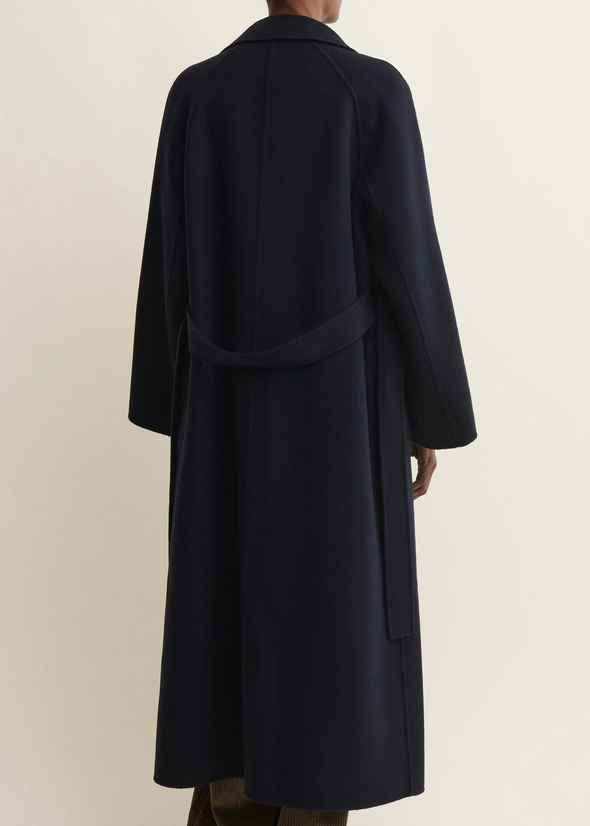 SUZA | Long Wool Coat | NIGHT sold by ARMA product image thumbnail 4