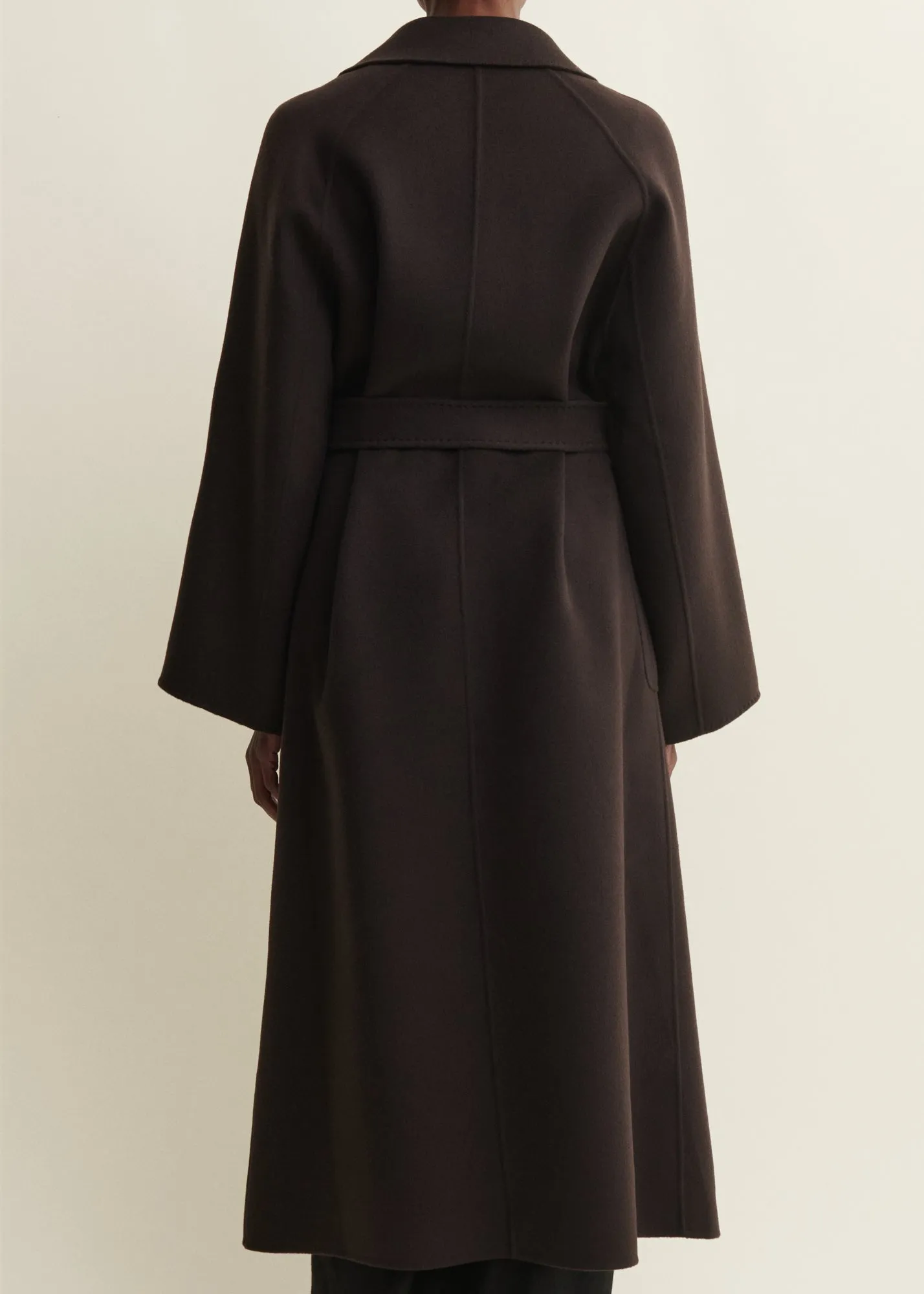 SUZA | Long Wool Coat | UMBER sold by ARMA product image thumbnail 4