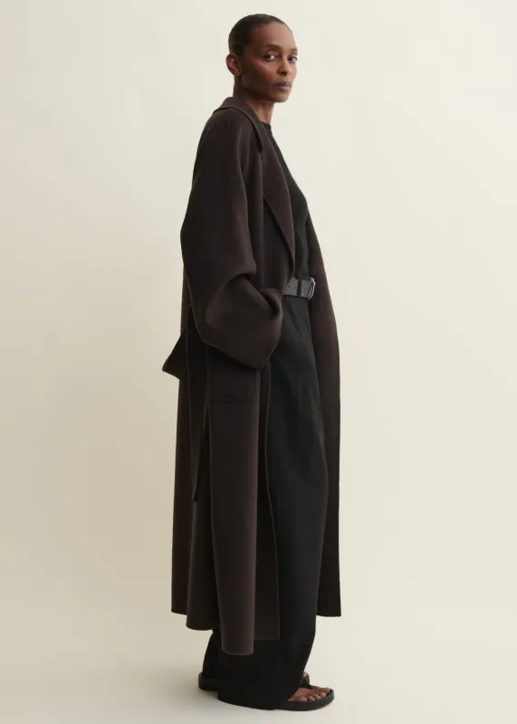 SUZA | Long Wool Coat | UMBER made by ARMA