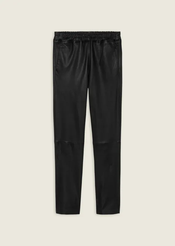 PROVENCE | Leather Chino Legging | Black made by ARMA