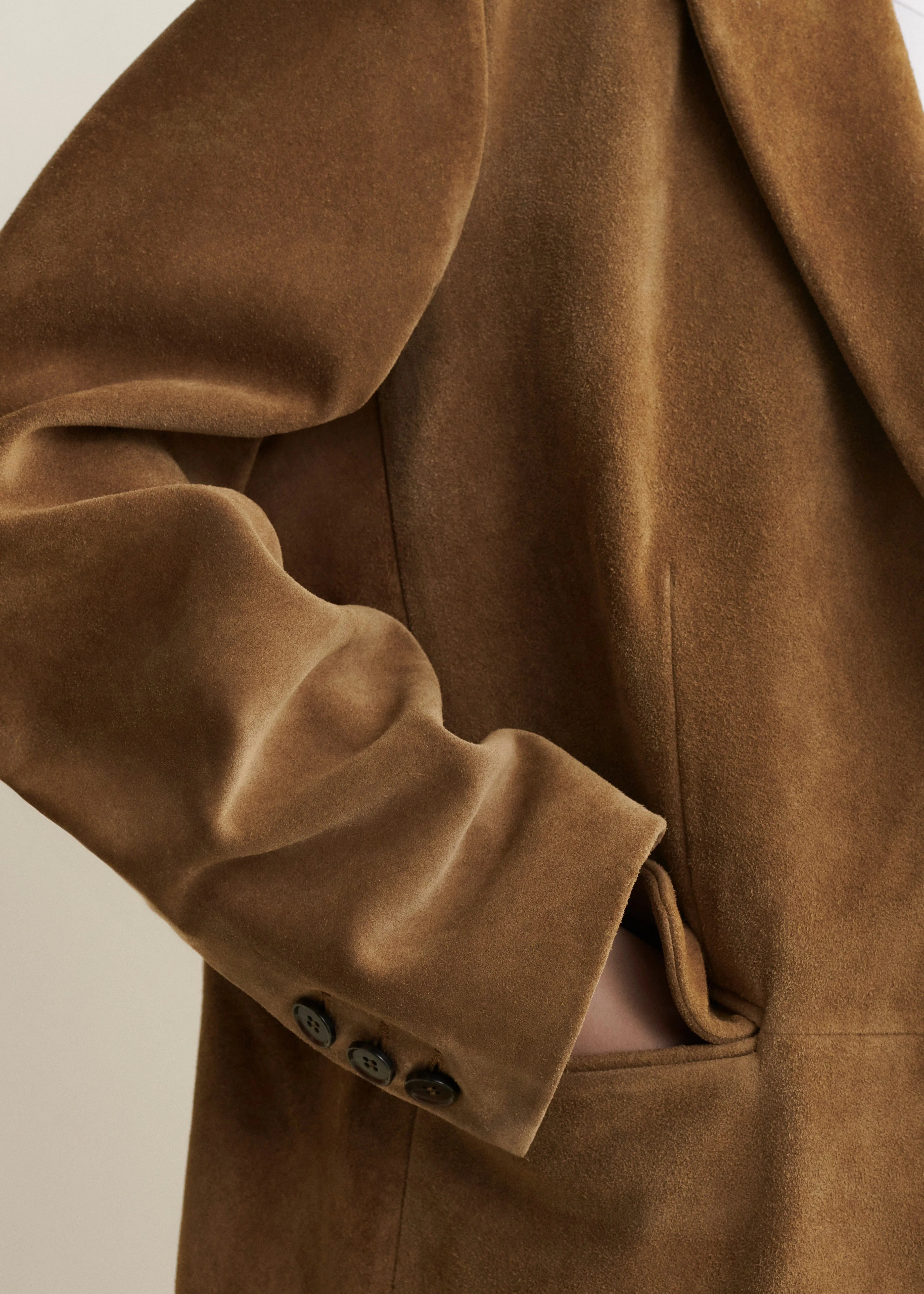 BENNY | Gritty Suede Blazer | Olive sold by ARMA product image thumbnail 3