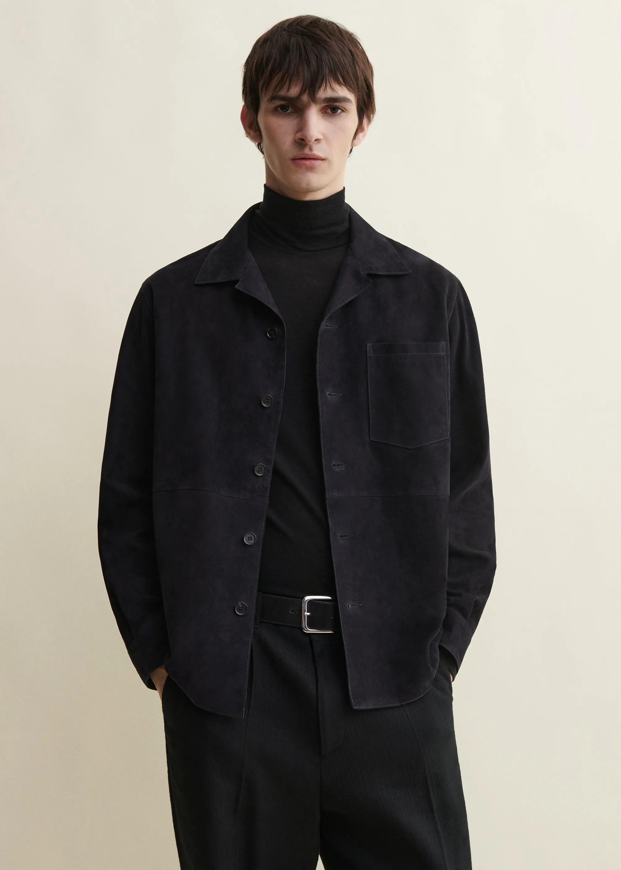 NICO | Suede Shirt | Dark Navy sold by ARMA product image thumbnail 2