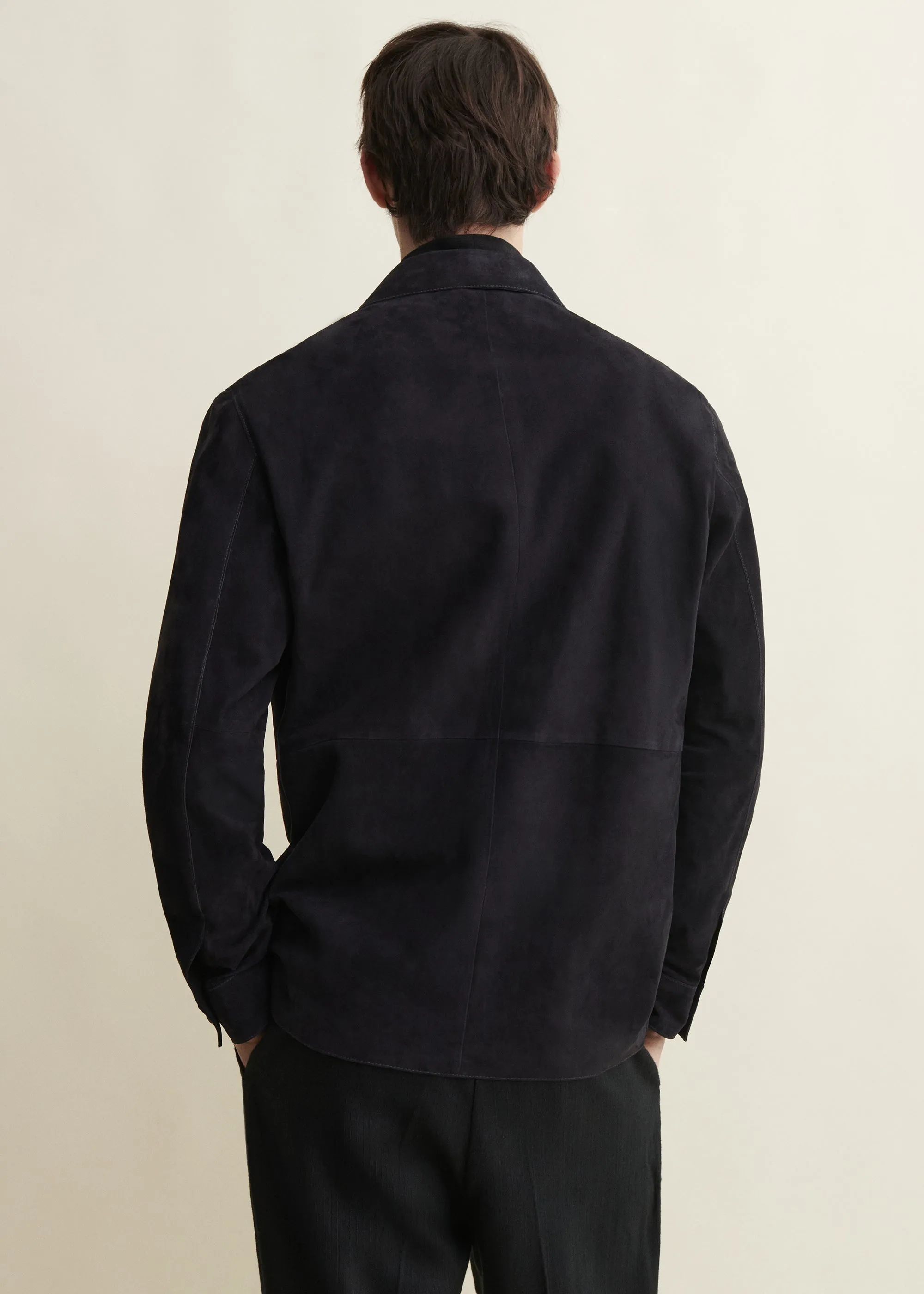 NICO | Suede Shirt | Dark Navy sold by ARMA product image thumbnail 4