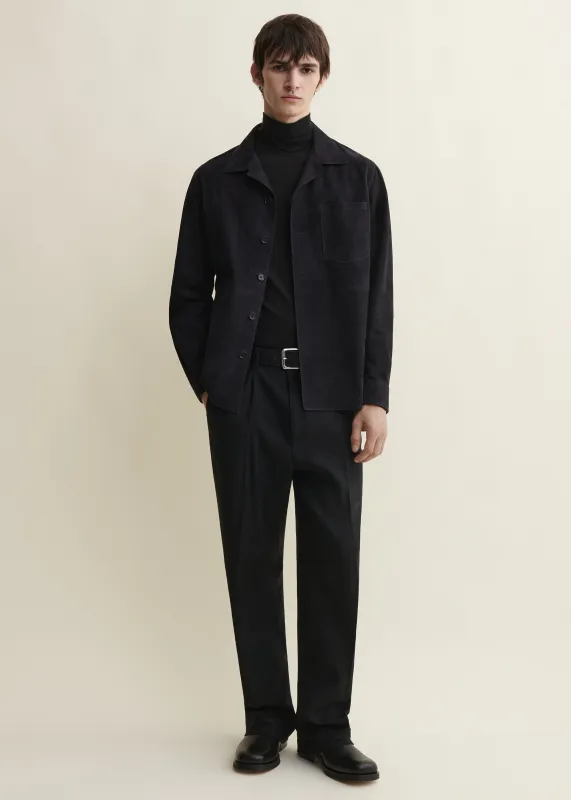 NICO | Suede Shirt | Dark Navy made by ARMA