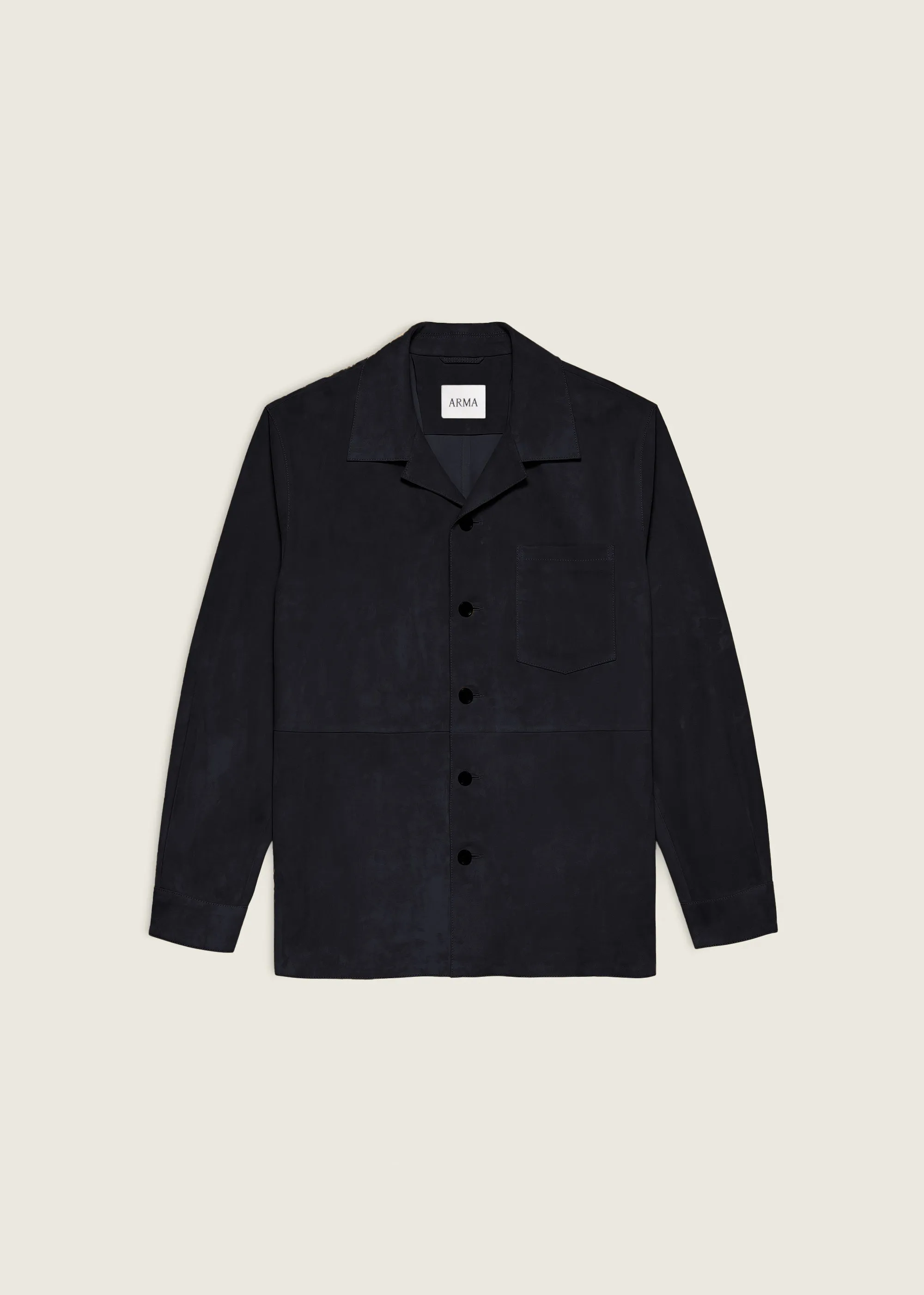 NICO | Suede Shirt | Dark Navy sold by ARMA product image thumbnail 5