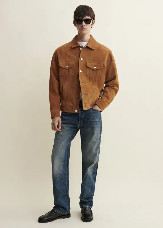 KARIS | Suede Jacket | Ocre made by ARMA