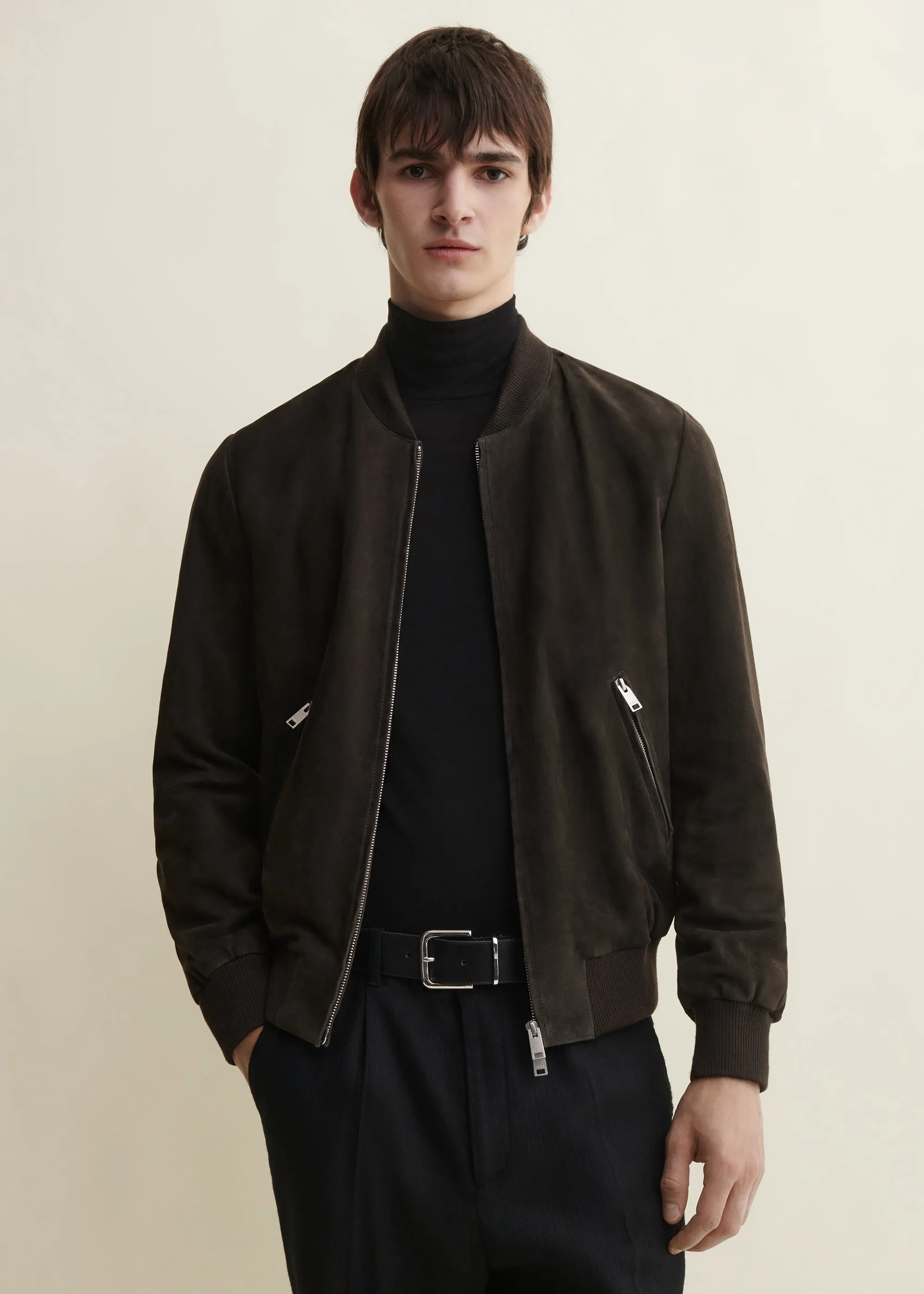 DIDIER | Suede Bomber Jacket | Iron sold by ARMA product image thumbnail 2