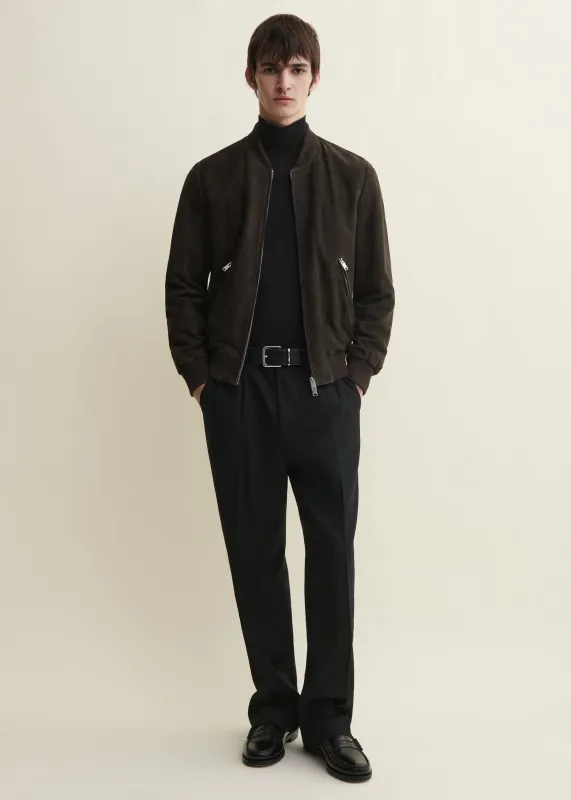 DIDIER | Suede Bomber Jacket | Iron made by ARMA