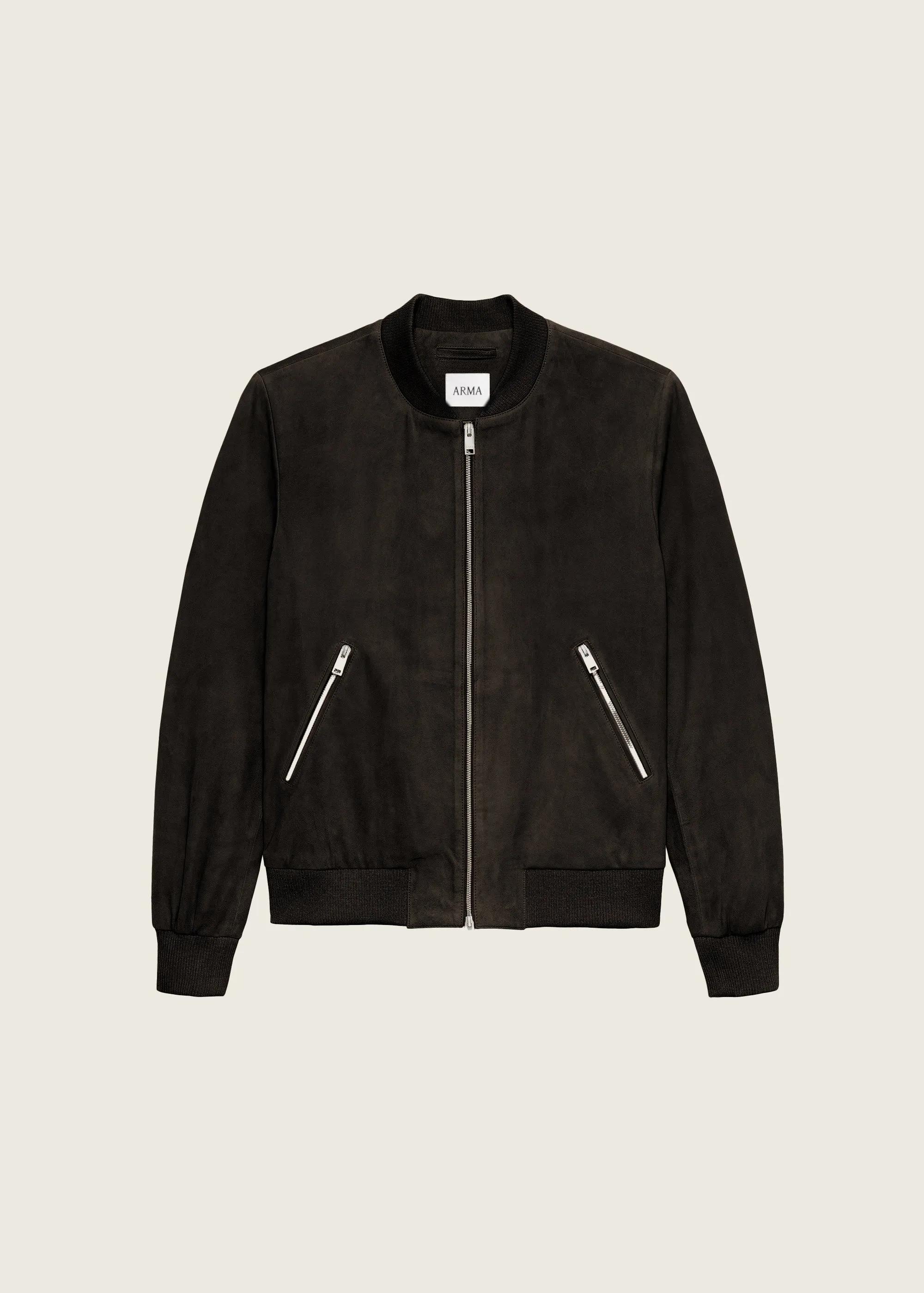 DIDIER | Suede Bomber Jacket | Iron sold by ARMA product image thumbnail 5