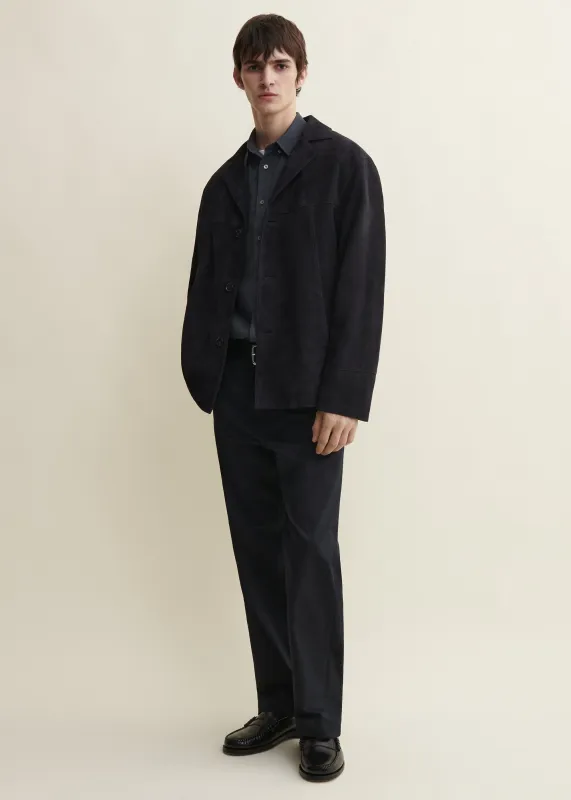 JACK | Suede Jacket | Dark Navy made by ARMA