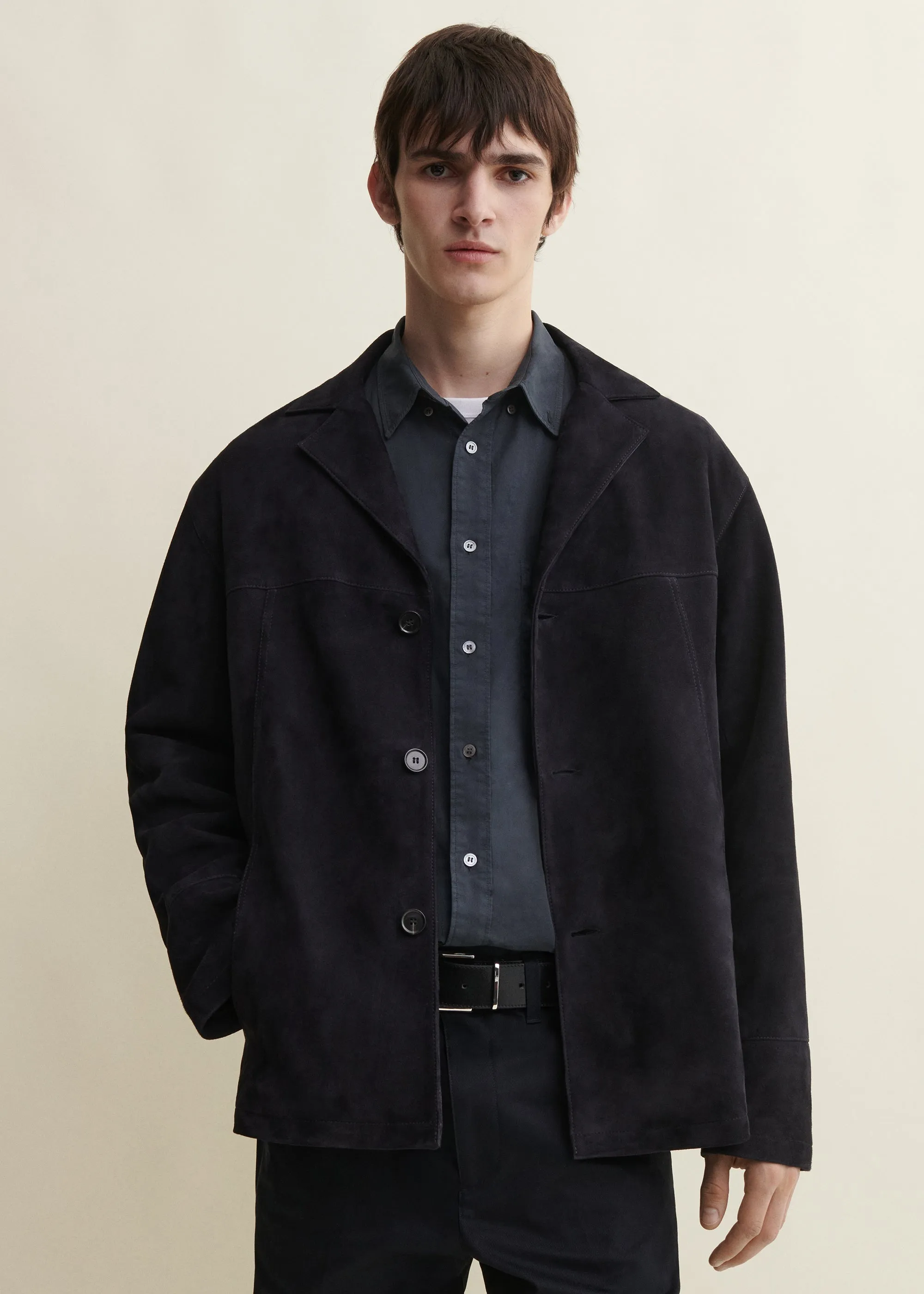 Jack | Suede Jacket | Dark Navy sold by ARMA product image thumbnail 2
