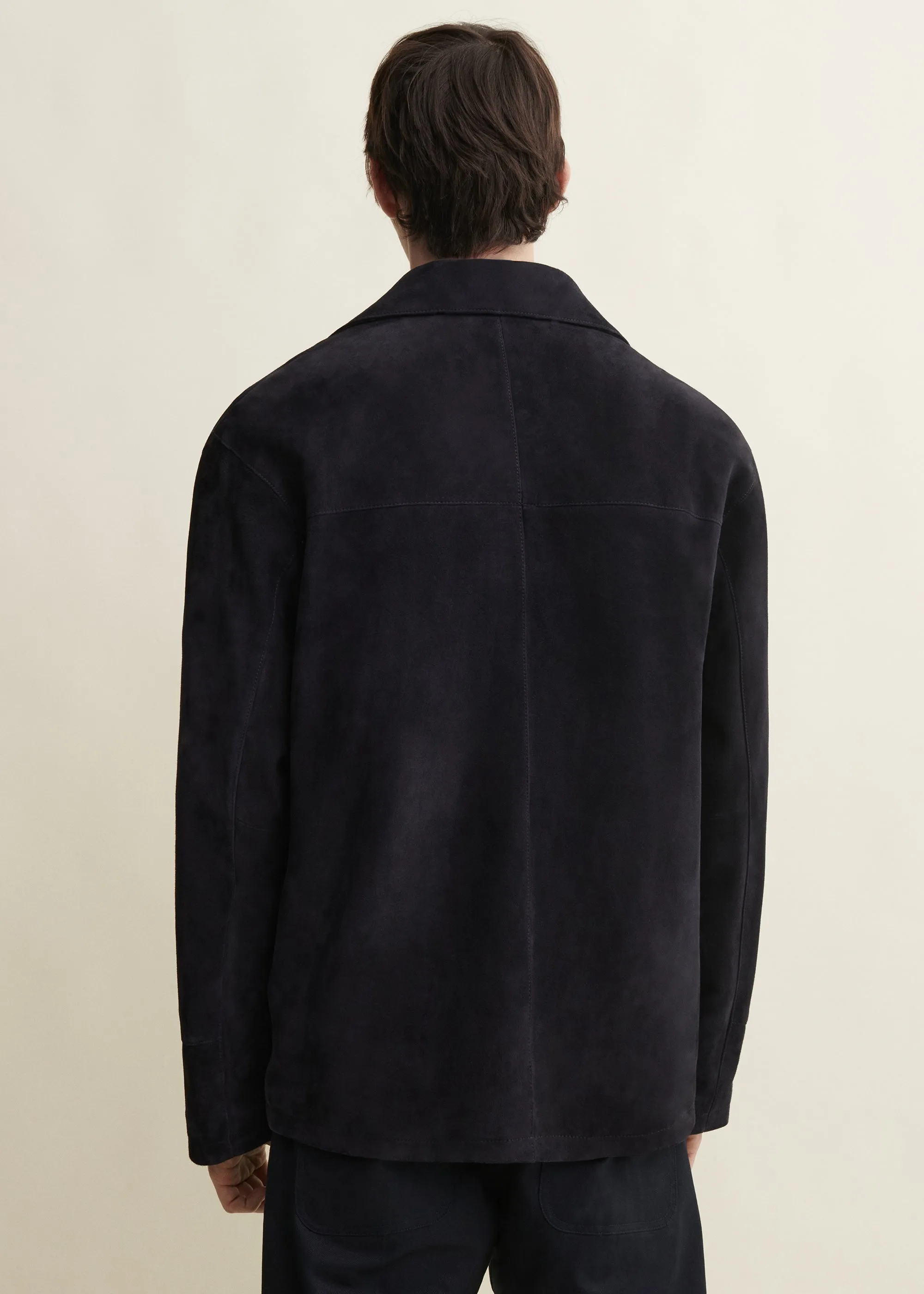 Jack | Suede Jacket | Dark Navy sold by ARMA product image thumbnail 4