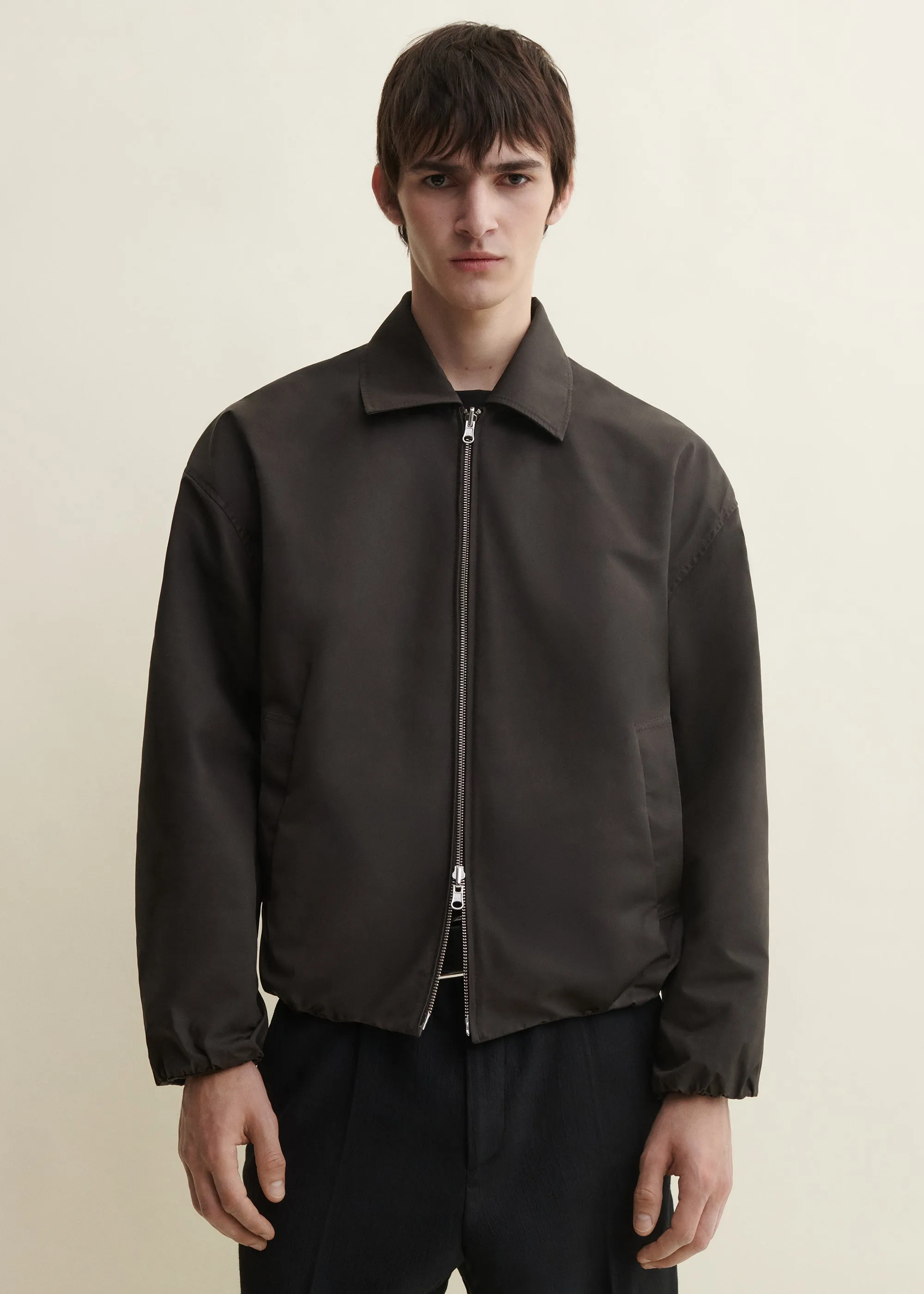 BACKETT | Leather Bomber Jacket | Coffee Bean sold by ARMA product image thumbnail 2