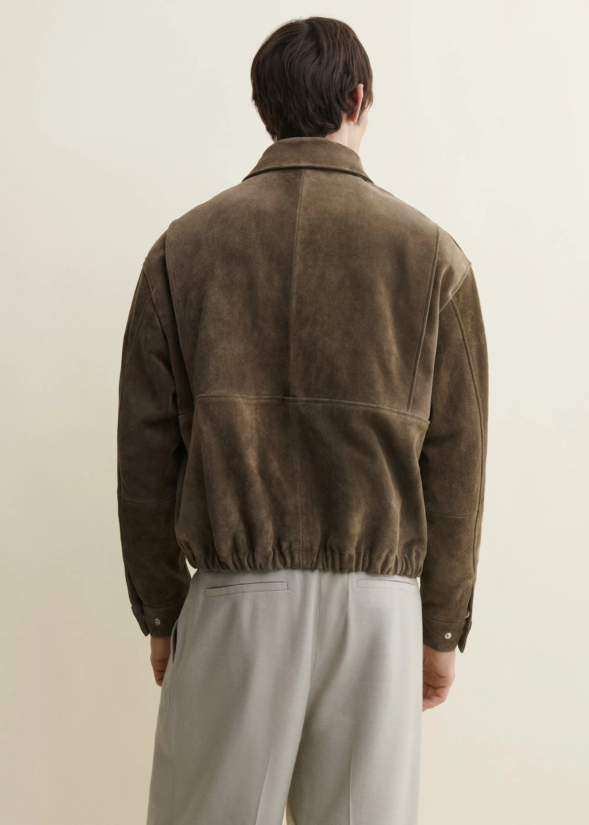 MADDOX | Gritty Suede Jacket | Olive sold by ARMA product image thumbnail 4